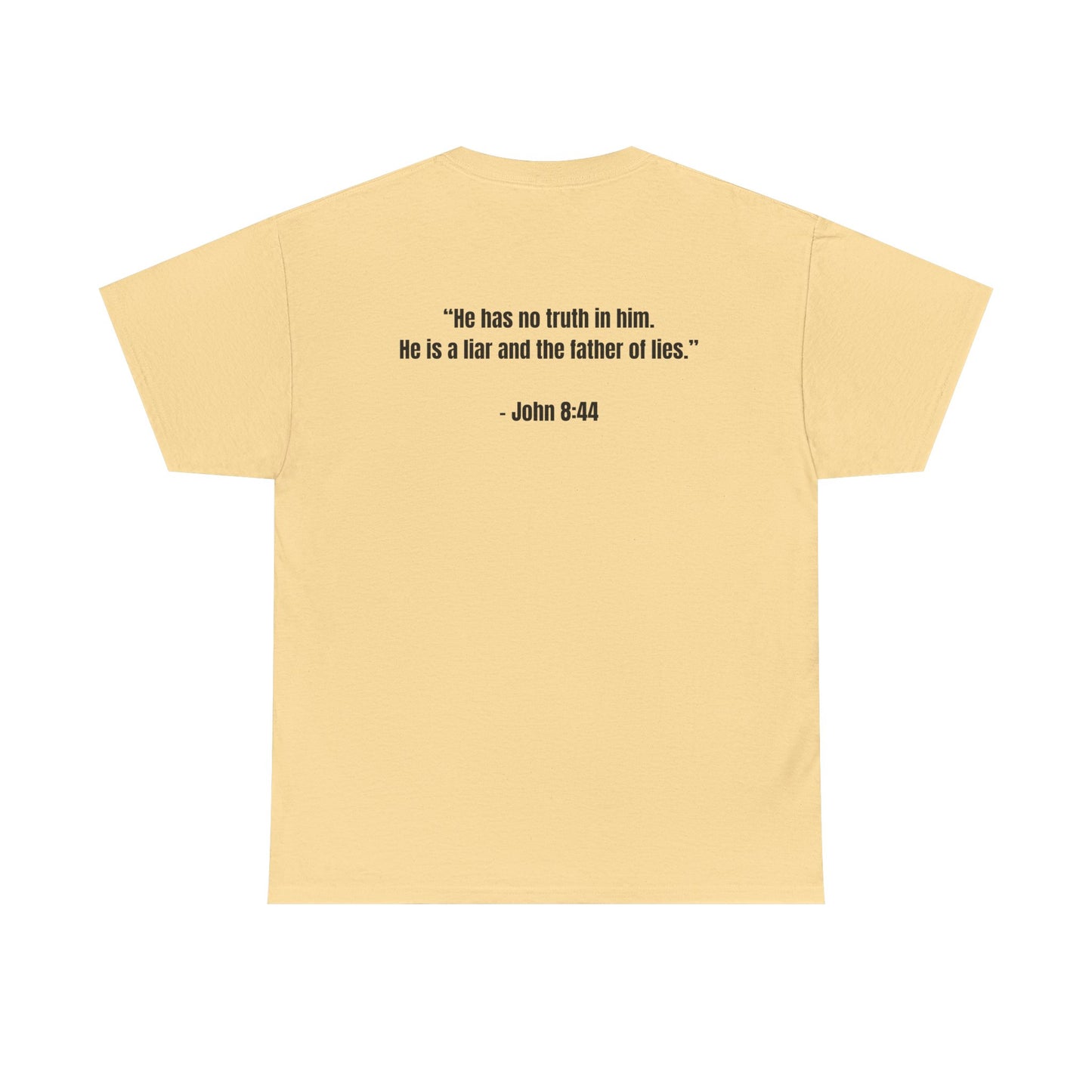 Devil Is a Liar Unisex Heavy Cotton Tee - Faith-Inspired Graphic T-Shirt