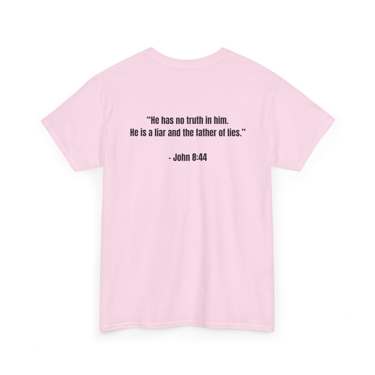 Devil Is a Liar Unisex Heavy Cotton Tee - Faith-Inspired Graphic T-Shirt