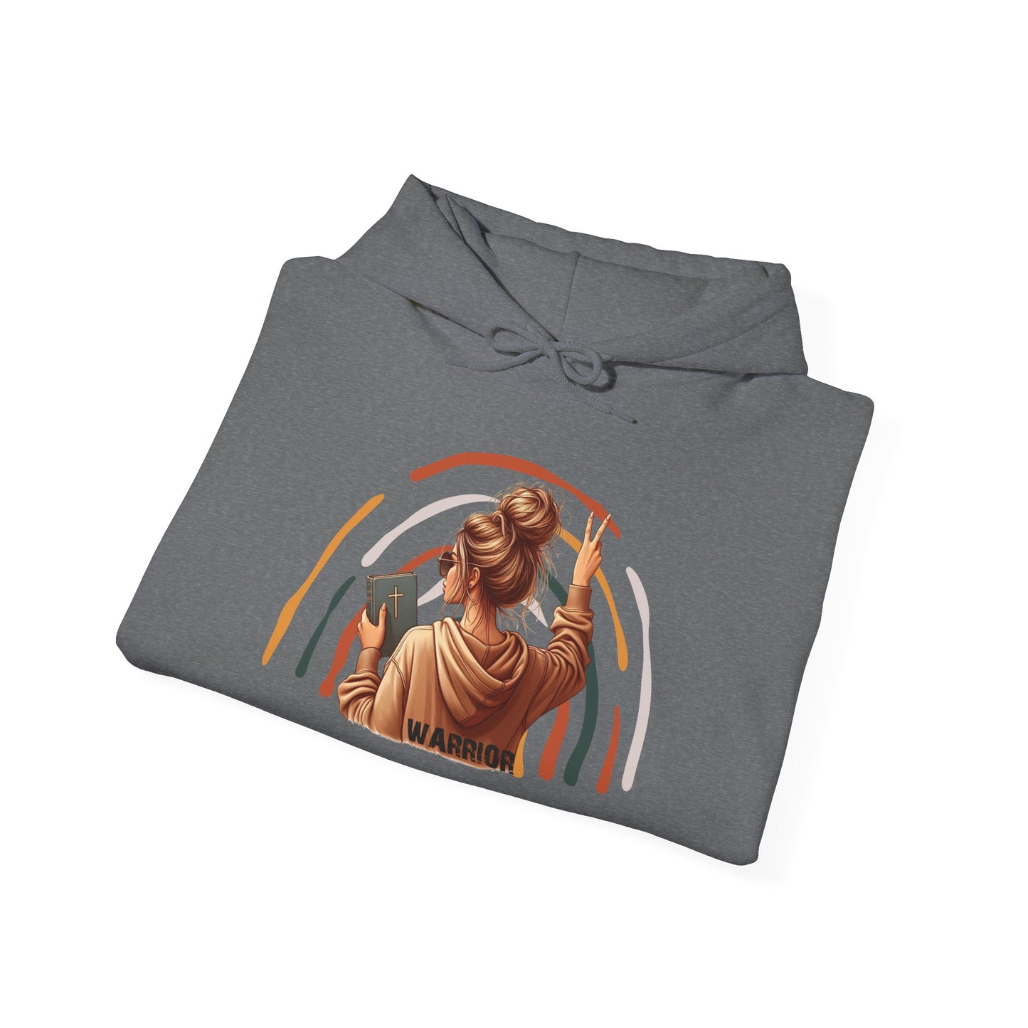 Warrior Unisex Heavy Blend™ Hooded Sweatshirt - Empowerment and Strength