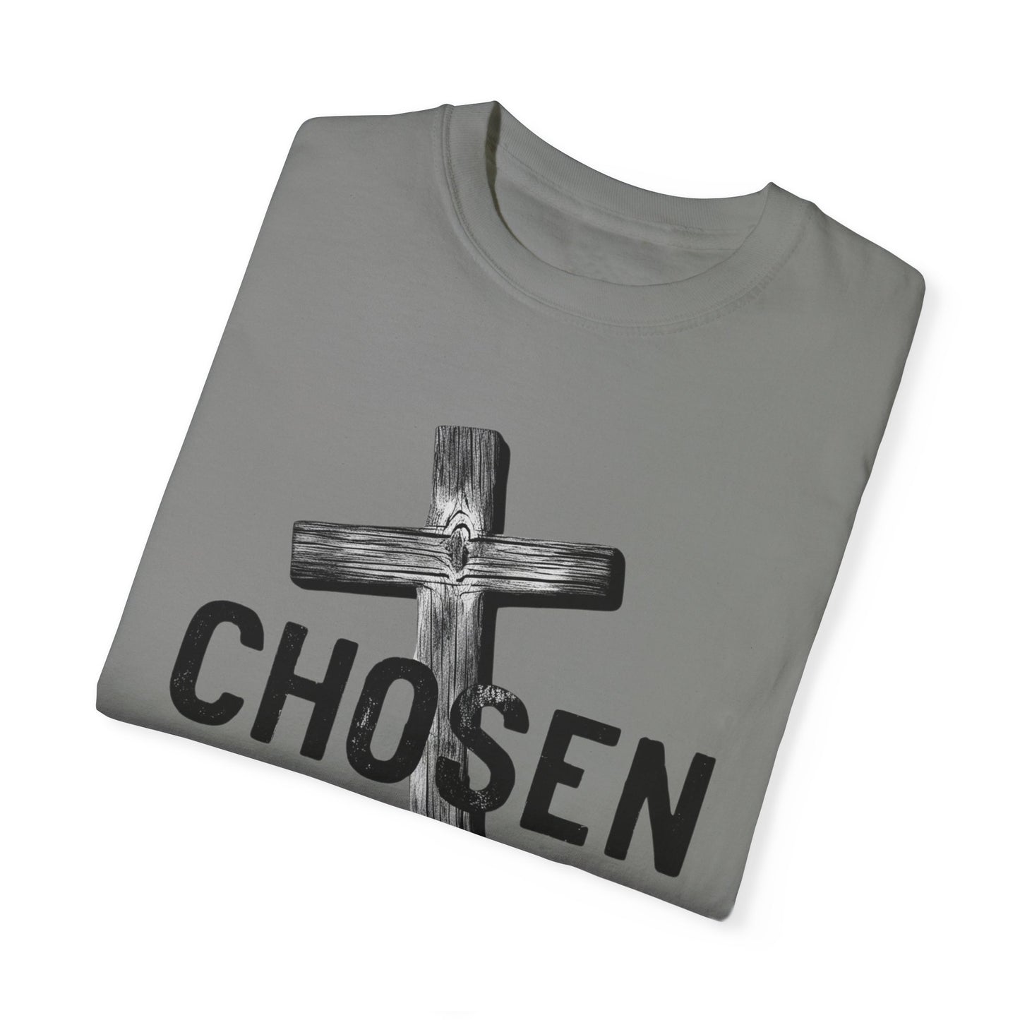 Faith-Inspired Unisex T-Shirt - 'Chosen' Design with Cross and 1 Peter 2:9