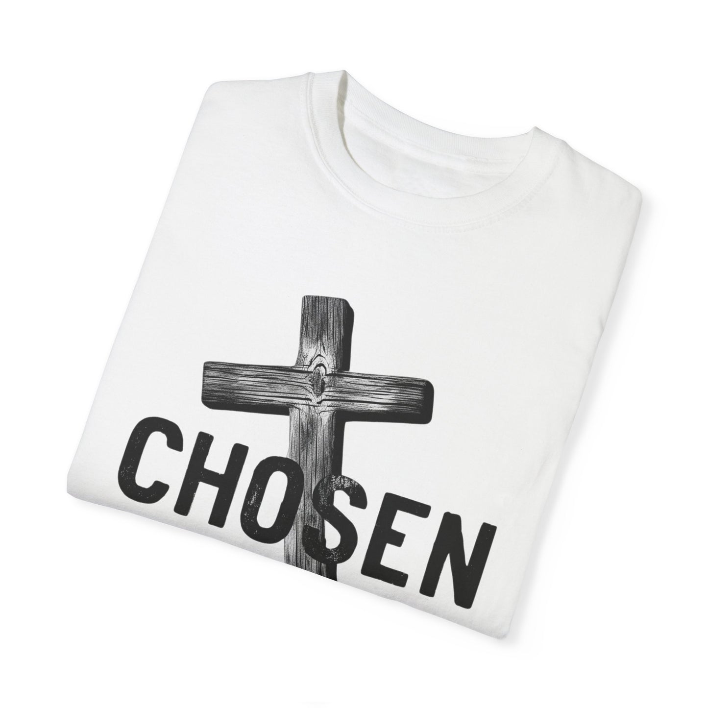 Faith-Inspired Unisex T-Shirt - 'Chosen' Design with Cross and 1 Peter 2:9