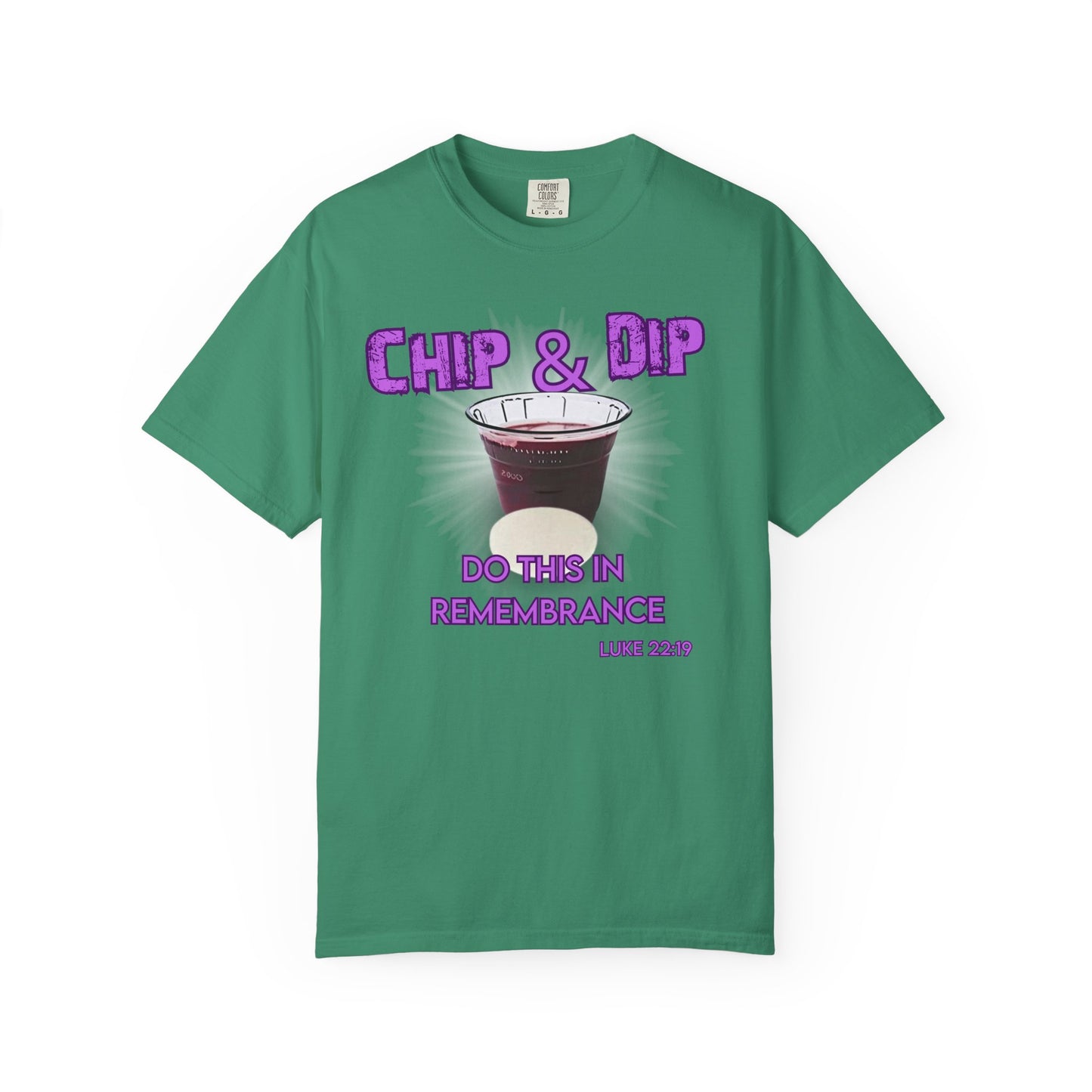 Breaking Bread with a side of humor-Chip & Dip Remembrance T-Shirt | Unisex Garment-Dyed