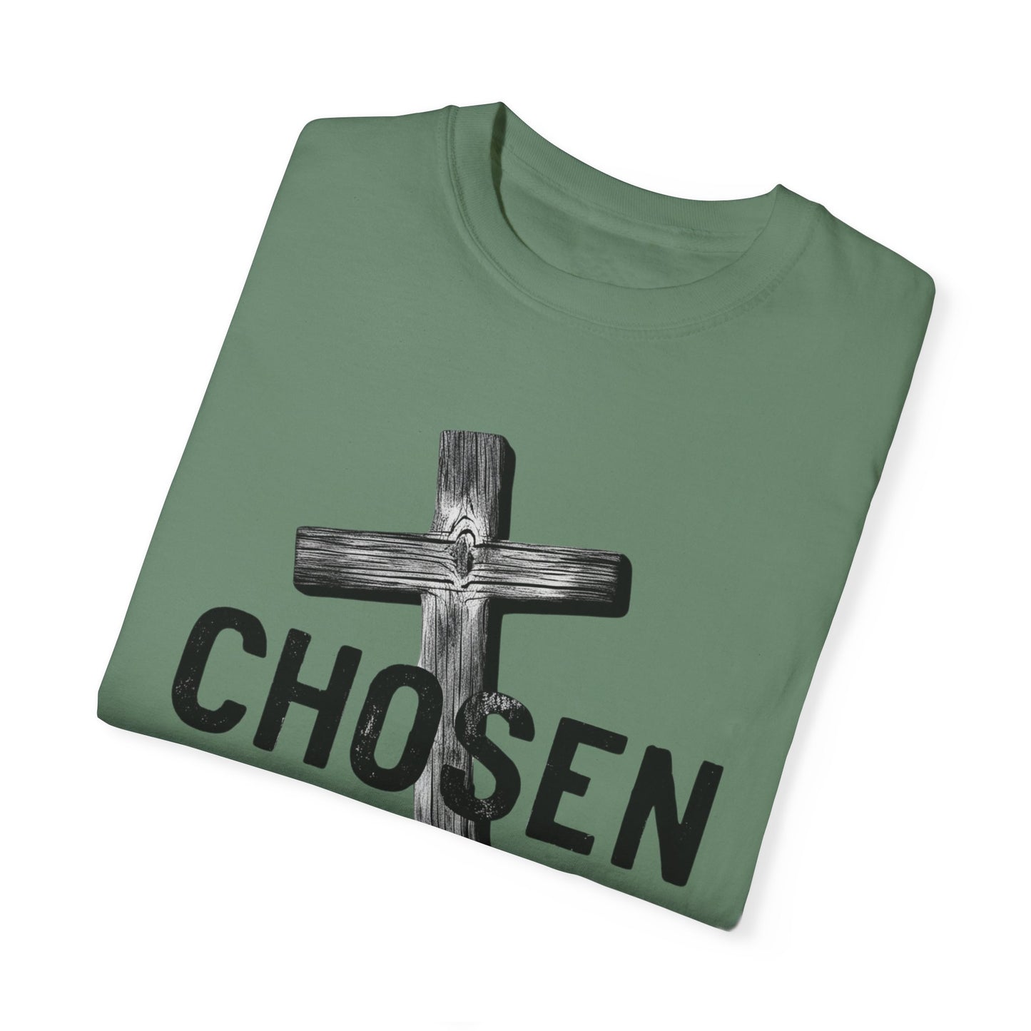 Faith-Inspired Unisex T-Shirt - 'Chosen' Design with Cross and 1 Peter 2:9