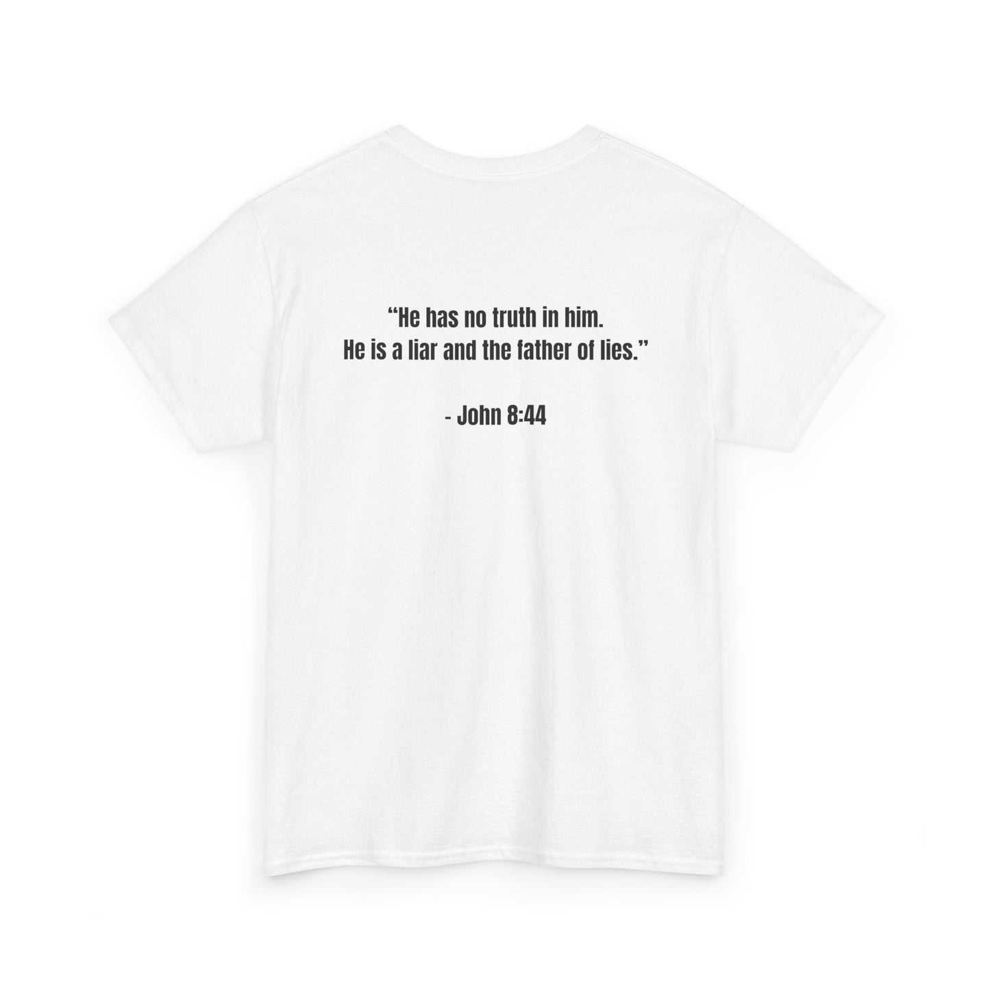 Devil Is a Liar Unisex Heavy Cotton Tee - Faith-Inspired Graphic T-Shirt