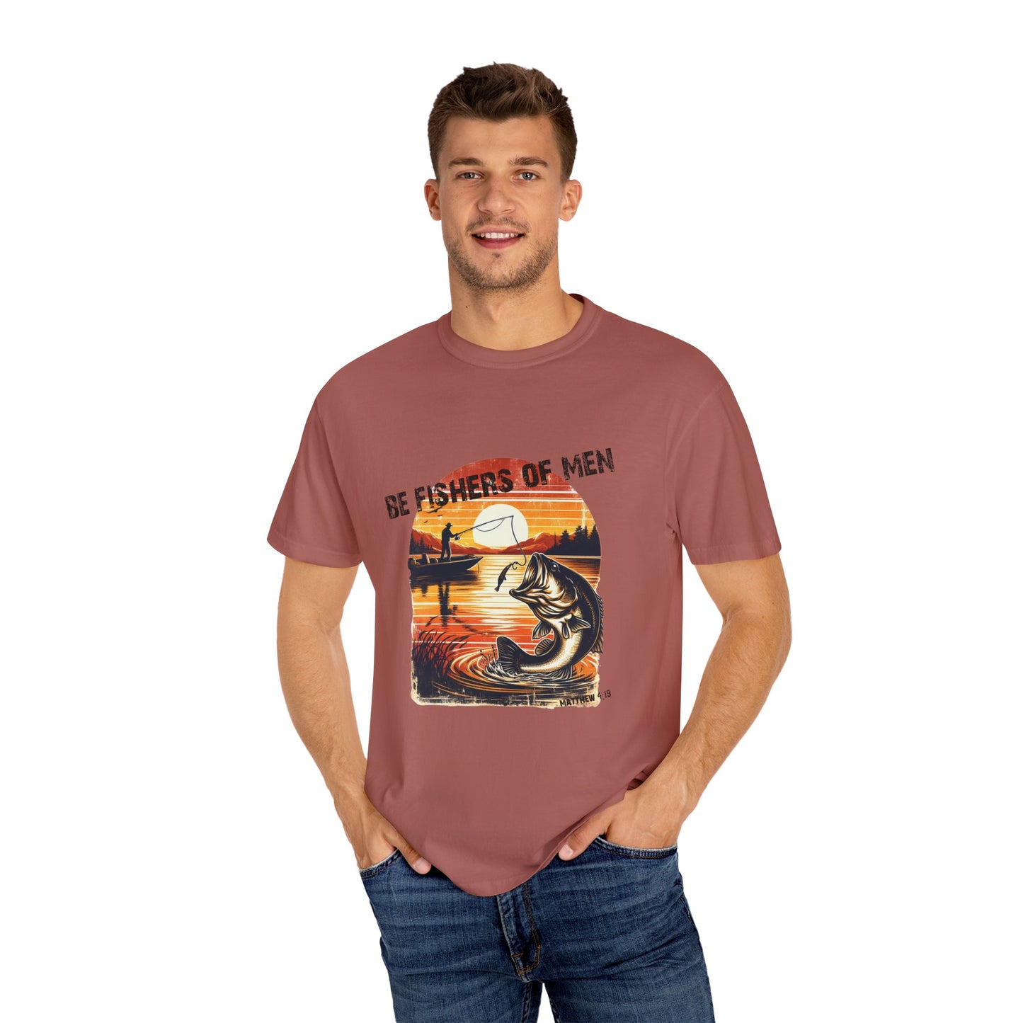 Fishing Themed Unisex T-Shirt - 'Be Fishers of Men' Graphic Tee