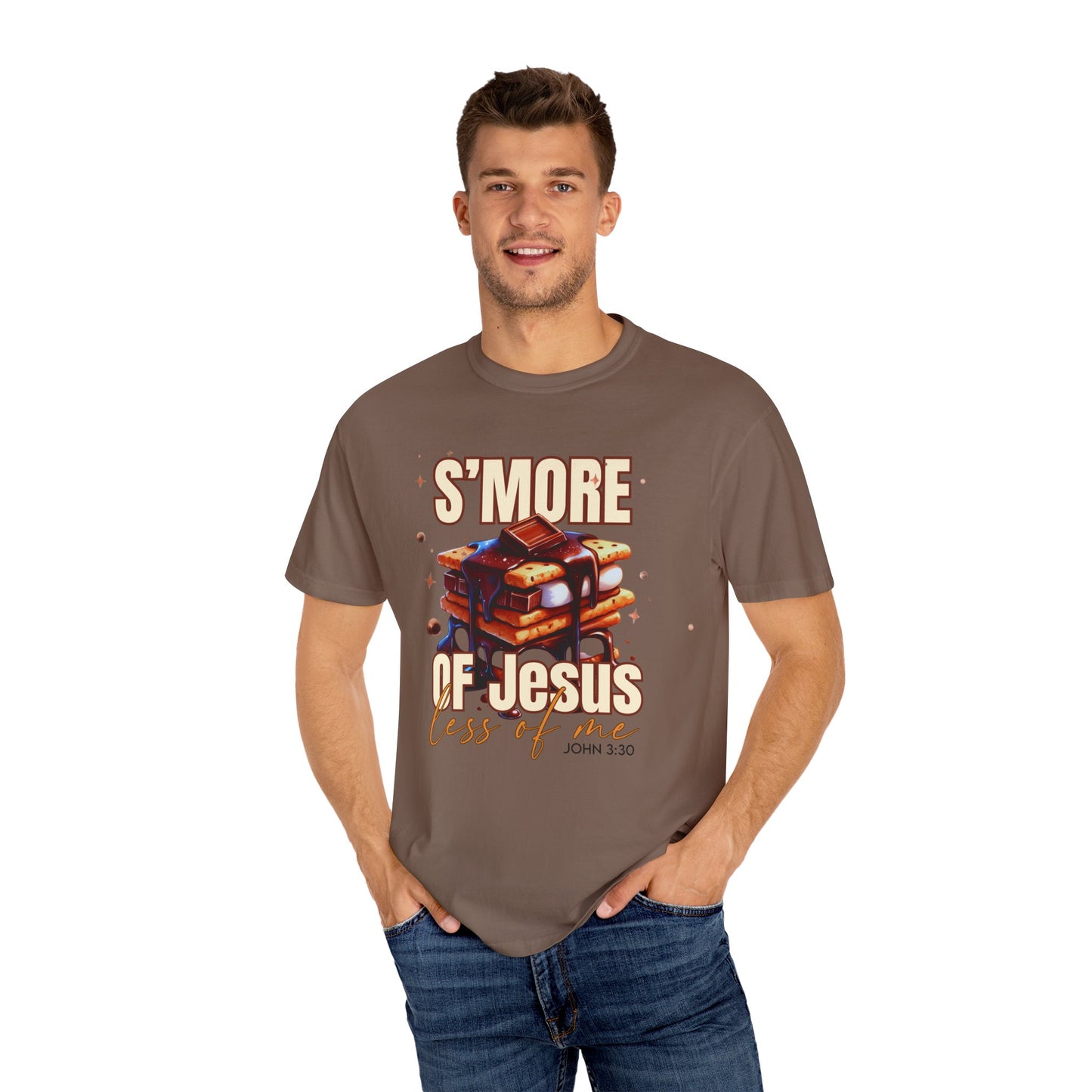 S'more of Jesus Unisex Garment-Dyed T-Shirt - Inspirational Christian Shirt