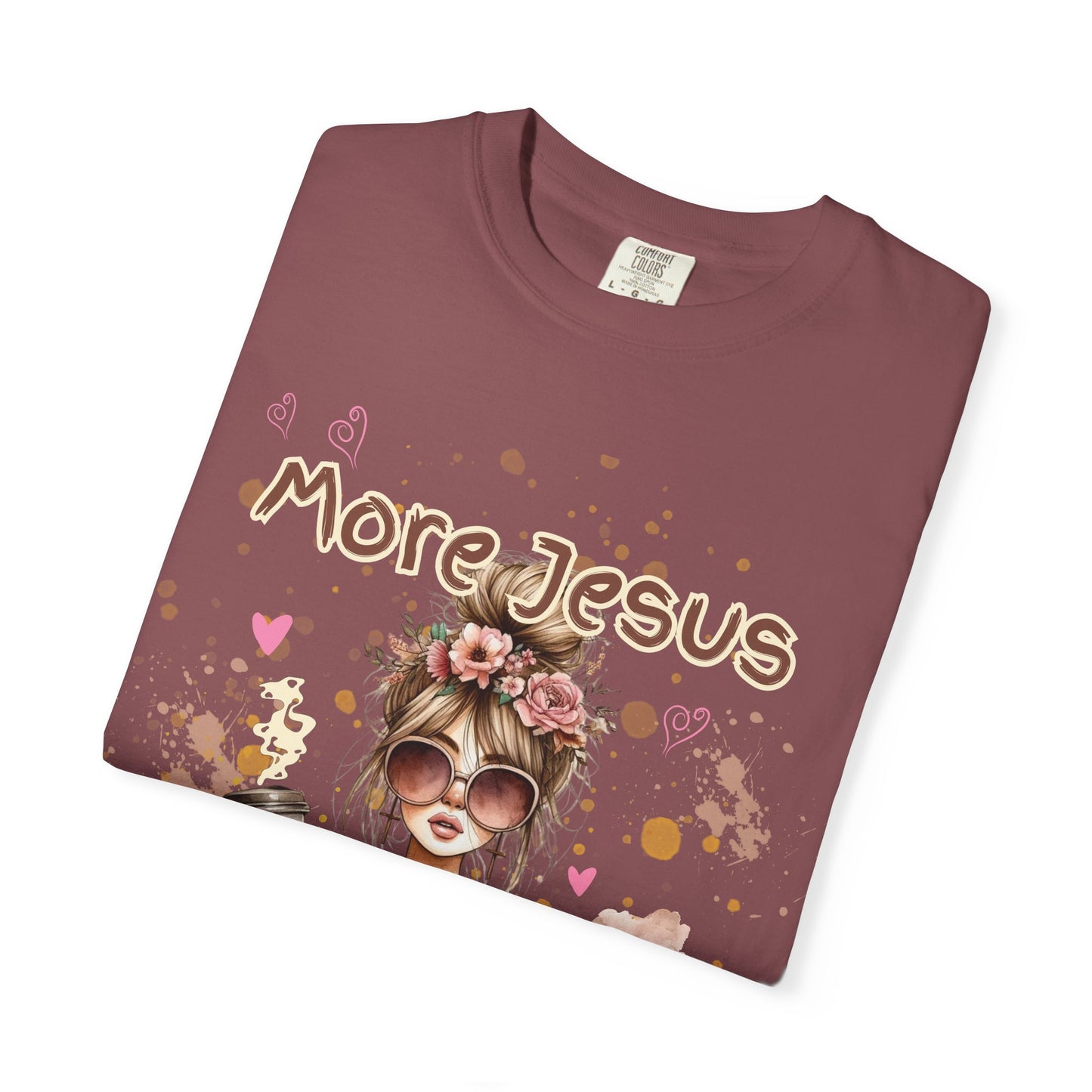 Inspirational Unisex T-Shirt - 'More Jesus, Less Hot Mess'