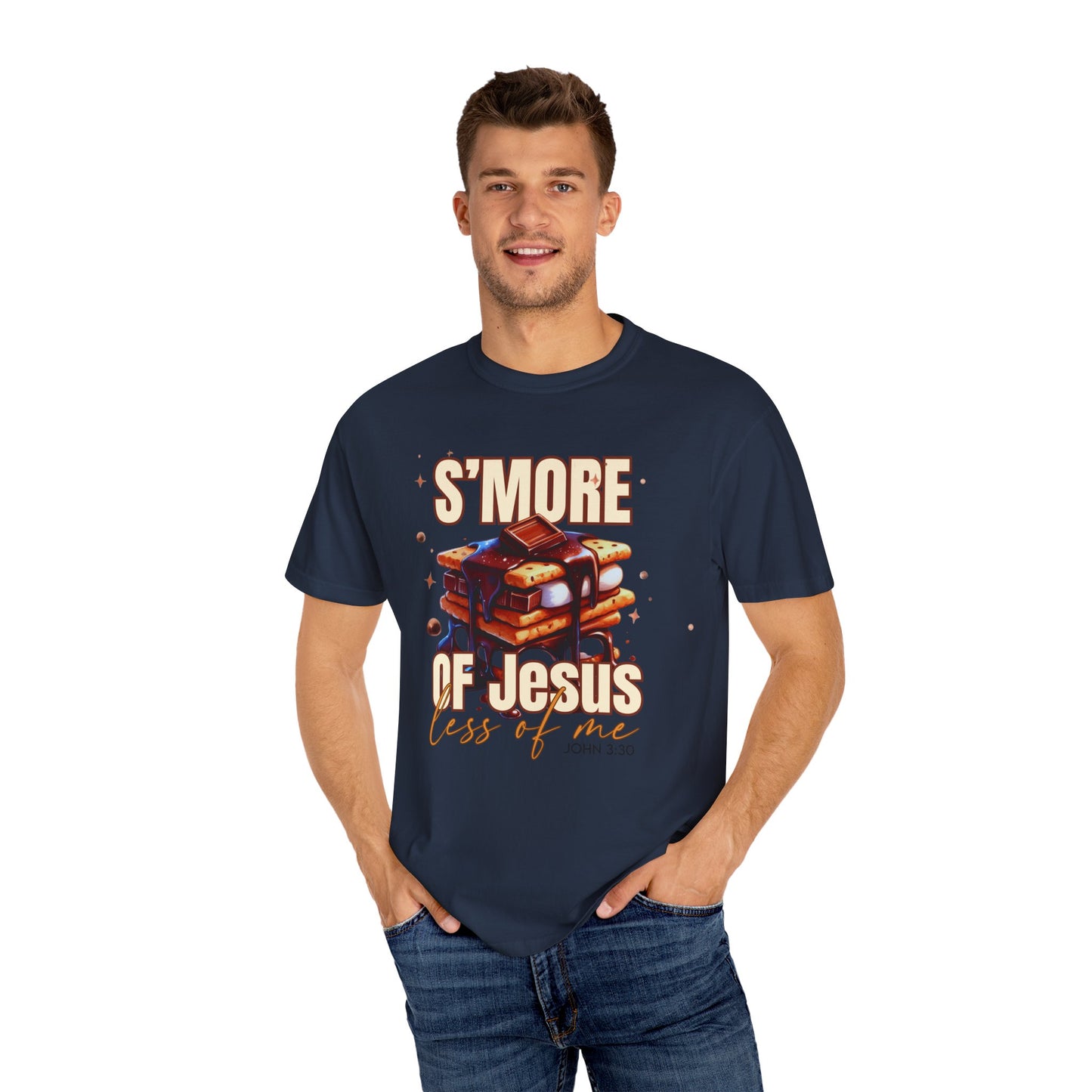 S'more of Jesus Unisex Garment-Dyed T-Shirt - Inspirational Christian Shirt