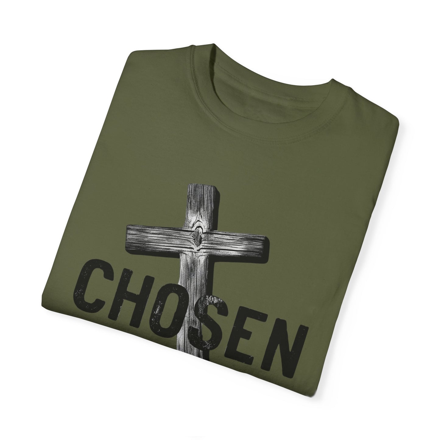 Faith-Inspired Unisex T-Shirt - 'Chosen' Design with Cross and 1 Peter 2:9