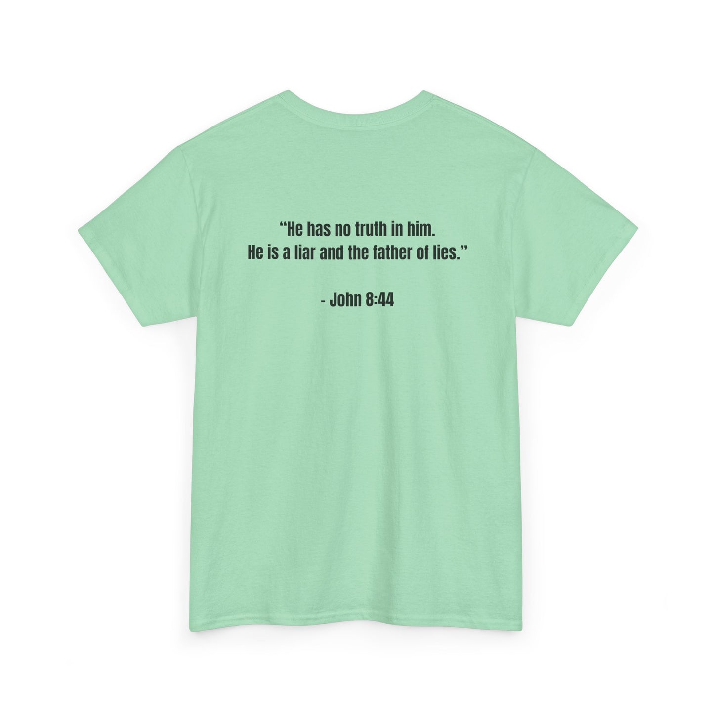 Devil Is a Liar Unisex Heavy Cotton Tee - Faith-Inspired Graphic T-Shirt