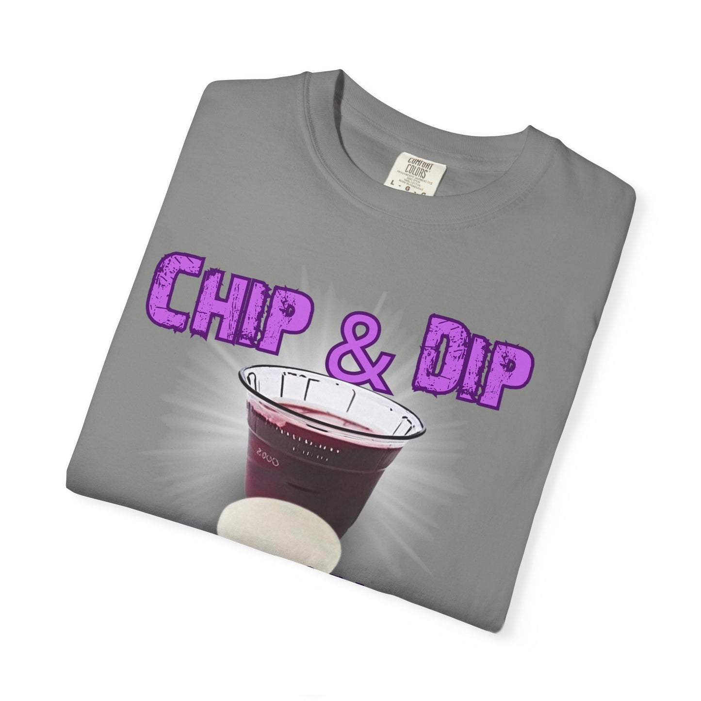Breaking Bread with a side of humor-Chip & Dip Remembrance T-Shirt | Unisex Garment-Dyed