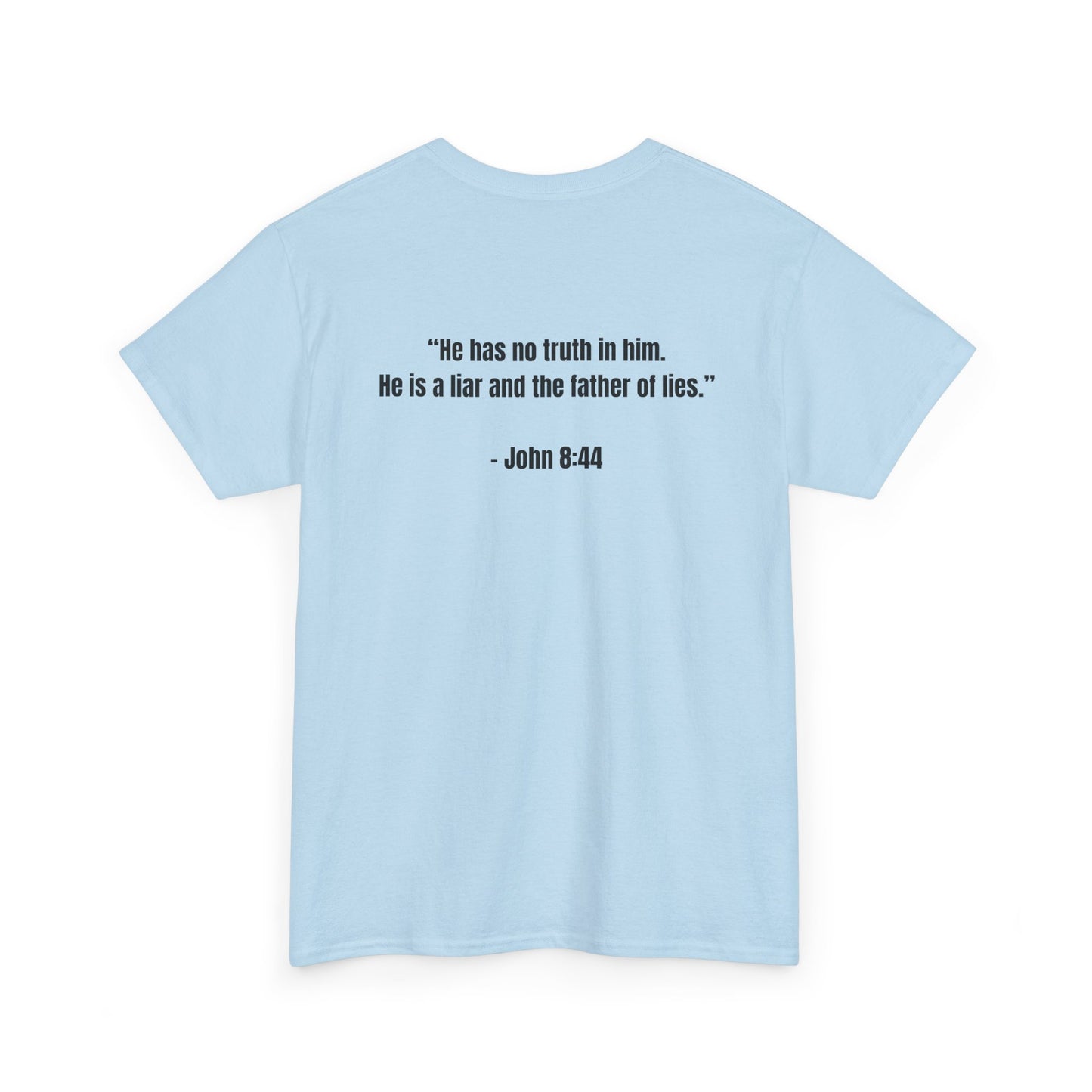 Devil Is a Liar Unisex Heavy Cotton Tee - Faith-Inspired Graphic T-Shirt