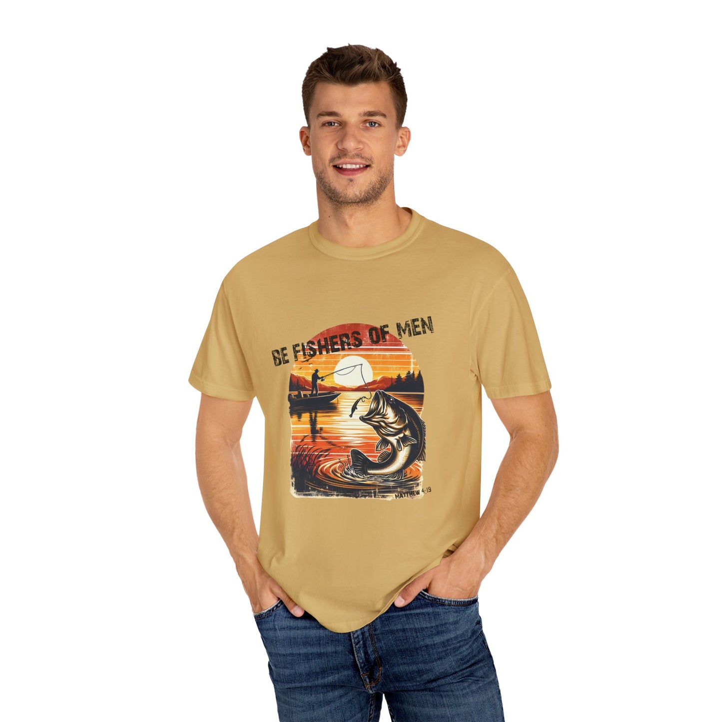 Fishing Themed Unisex T-Shirt - 'Be Fishers of Men' Graphic Tee