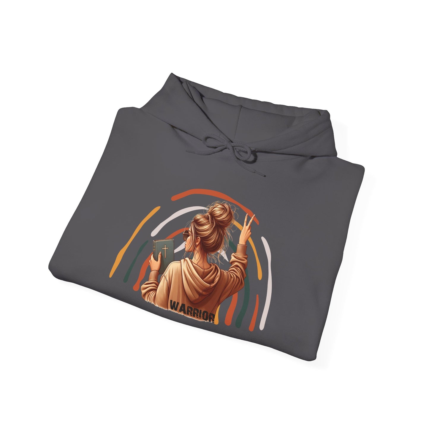 Warrior Unisex Heavy Blend™ Hooded Sweatshirt - Empowerment and Strength