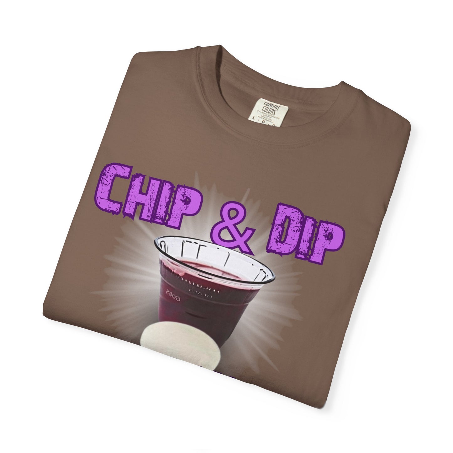 Breaking Bread with a side of humor-Chip & Dip Remembrance T-Shirt | Unisex Garment-Dyed