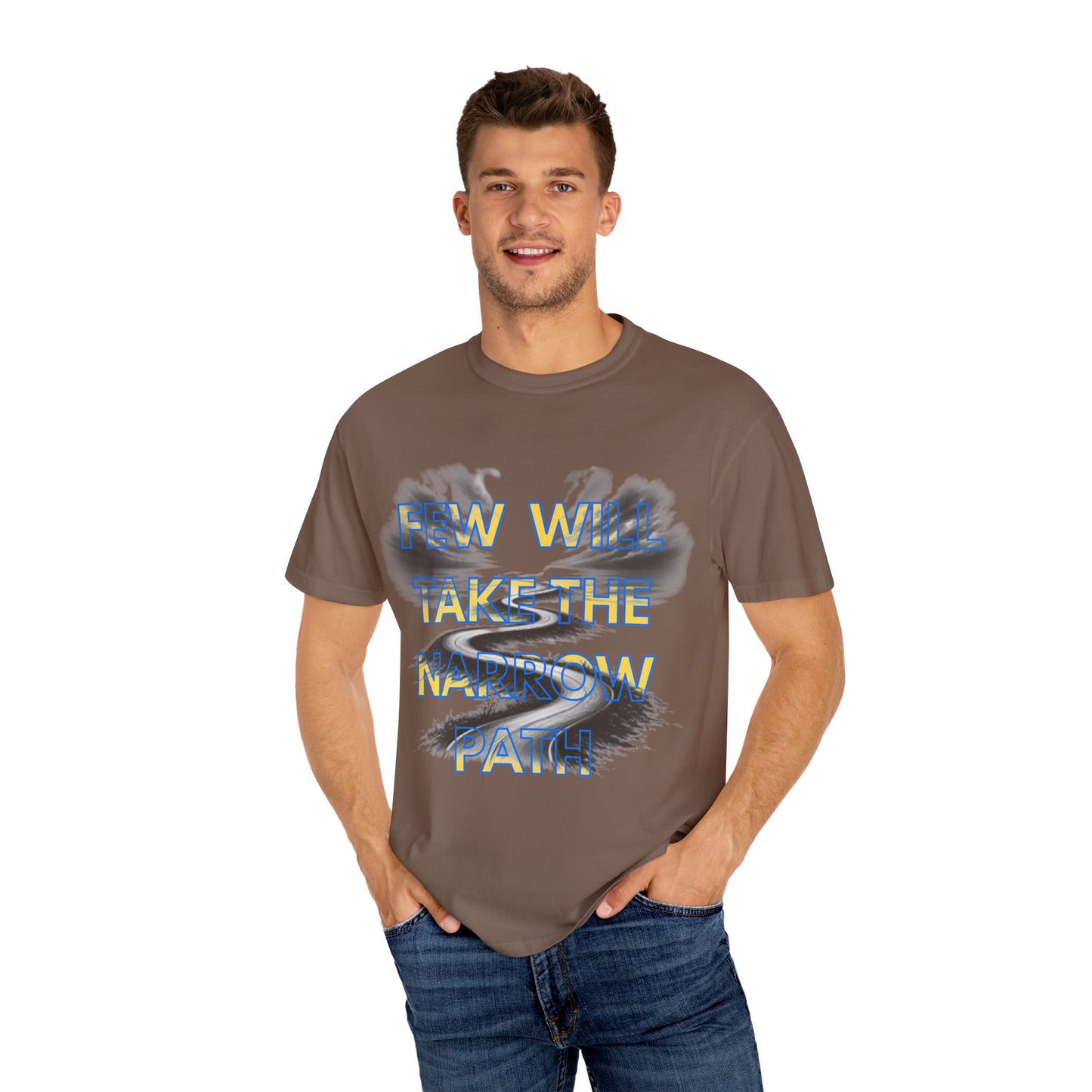 Inspirational Unisex T-Shirt - 'Few Will Take The Narrow Path' Design