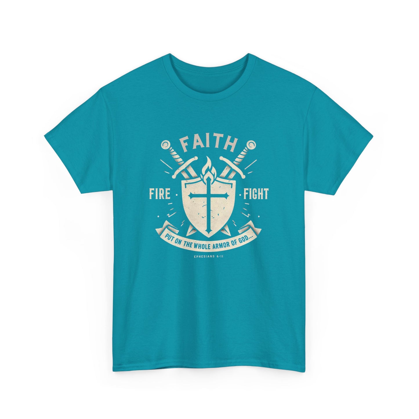 The Drip for the Saved-Faith. Fire. Fight Tee