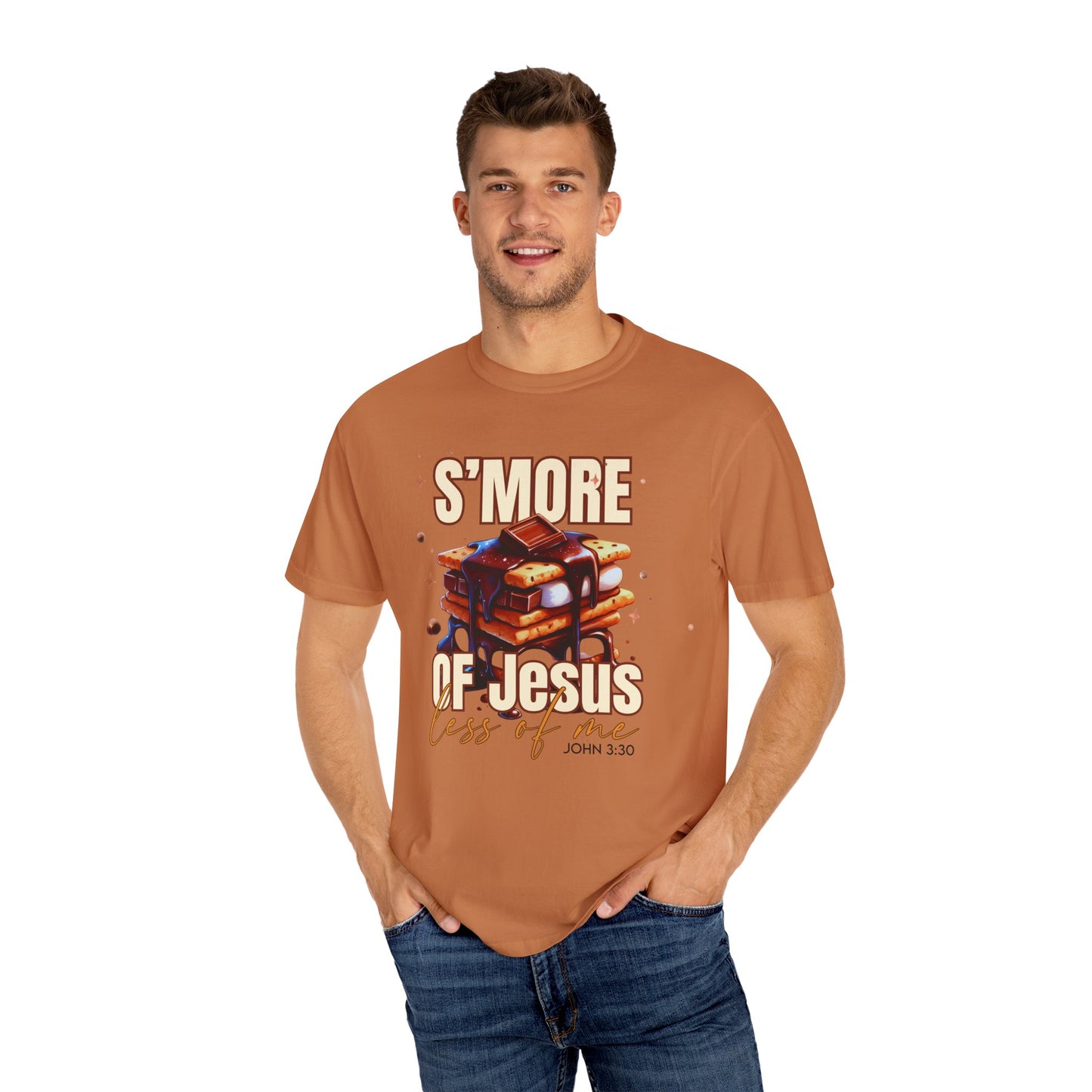 S'more of Jesus Unisex Garment-Dyed T-Shirt - Inspirational Christian Shirt