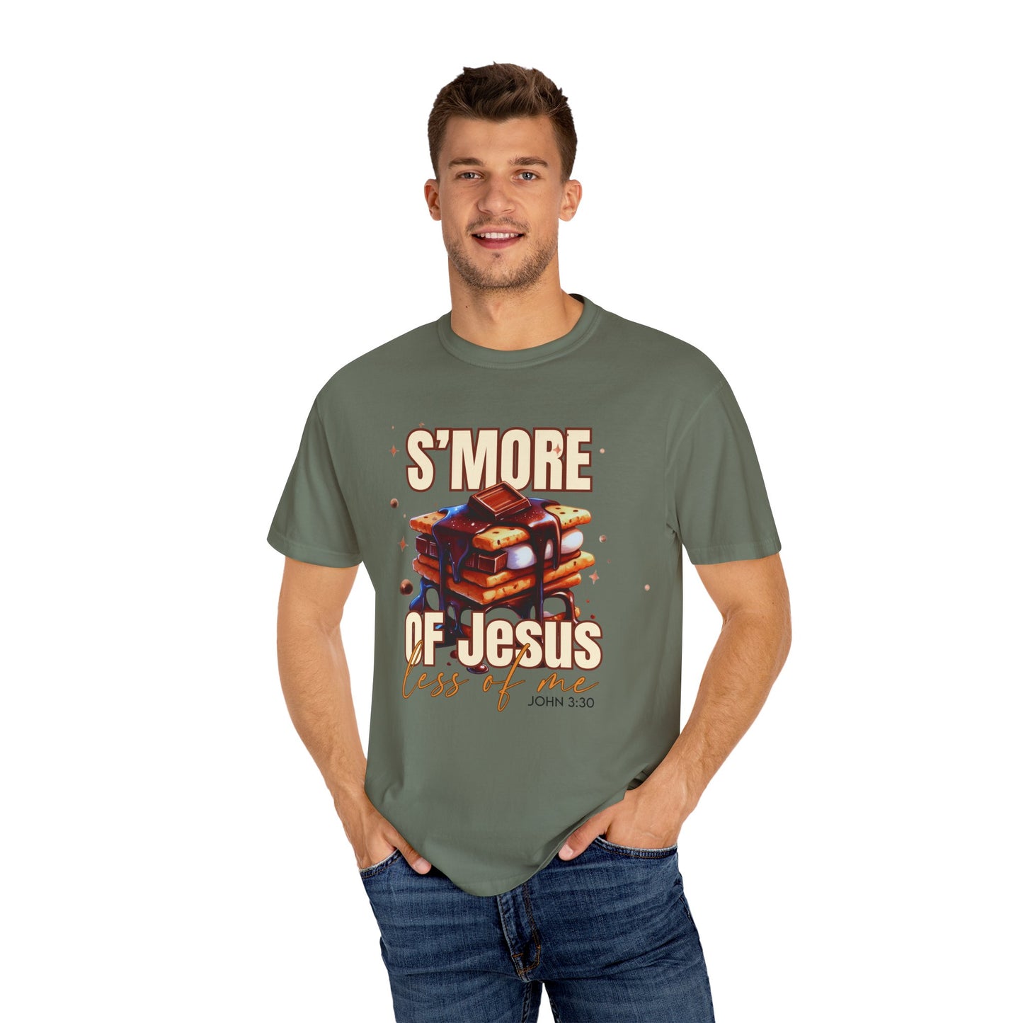 S'more of Jesus Unisex Garment-Dyed T-Shirt - Inspirational Christian Shirt