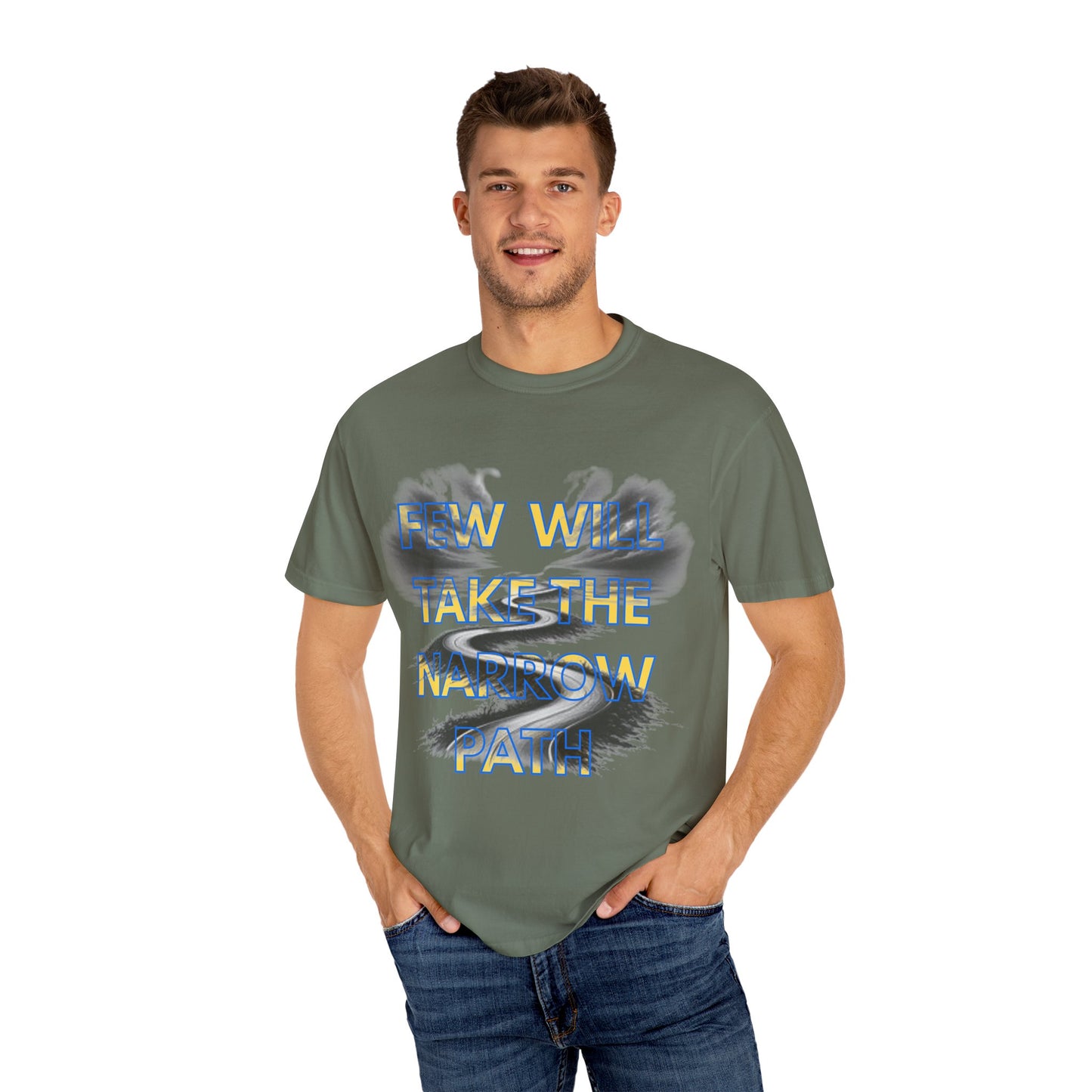 Inspirational Unisex T-Shirt - 'Few Will Take The Narrow Path' Design