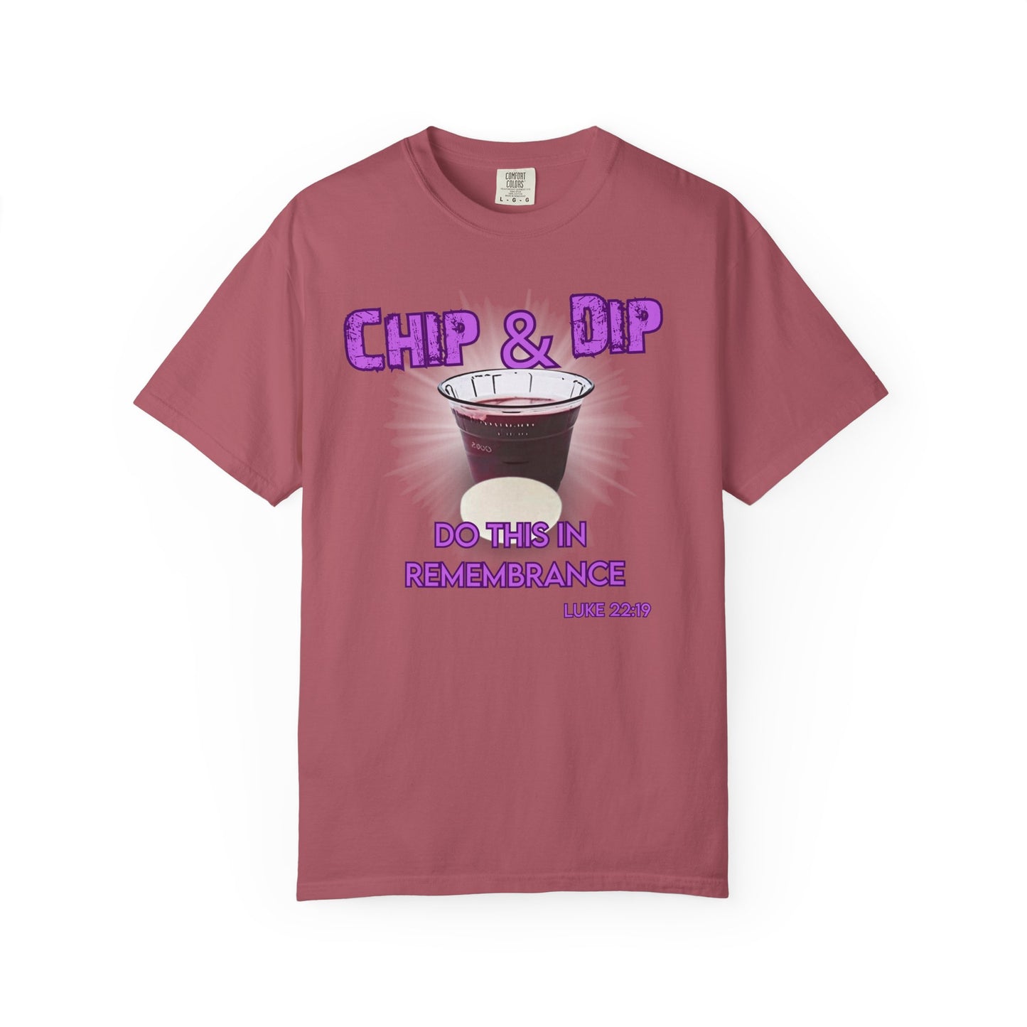 Breaking Bread with a side of humor-Chip & Dip Remembrance T-Shirt | Unisex Garment-Dyed