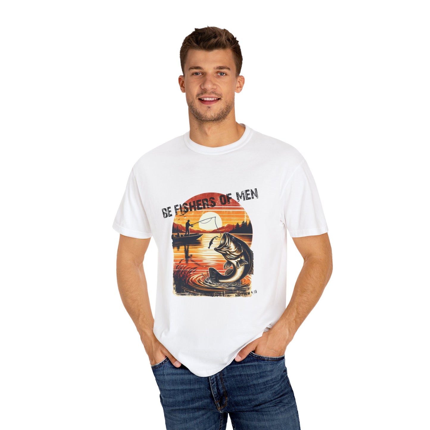 Fishing Themed Unisex T-Shirt - 'Be Fishers of Men' Graphic Tee
