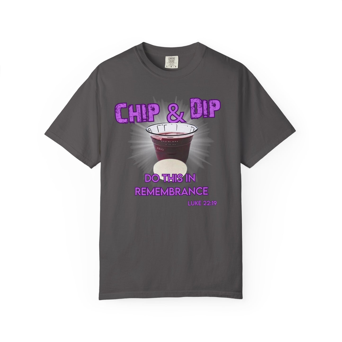 Breaking Bread with a side of humor-Chip & Dip Remembrance T-Shirt | Unisex Garment-Dyed