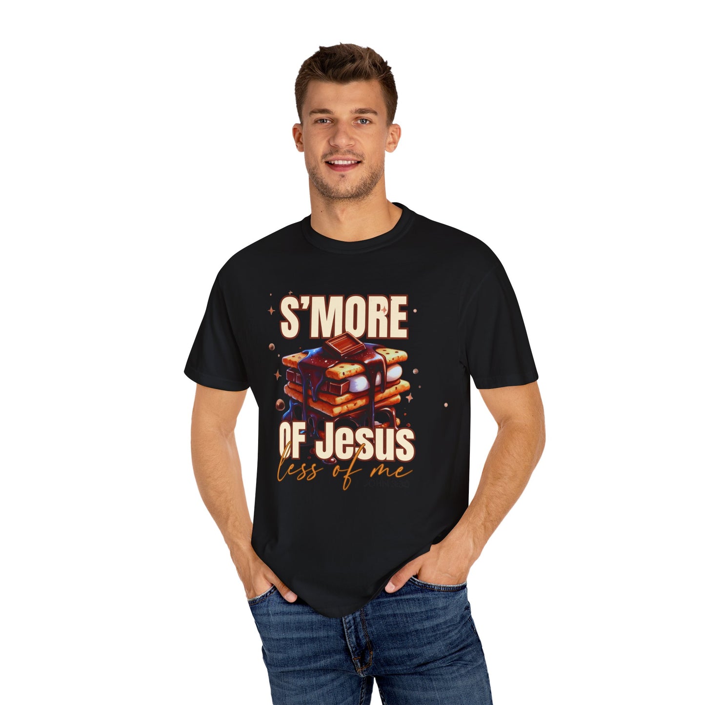 S'more of Jesus Unisex Garment-Dyed T-Shirt - Inspirational Christian Shirt