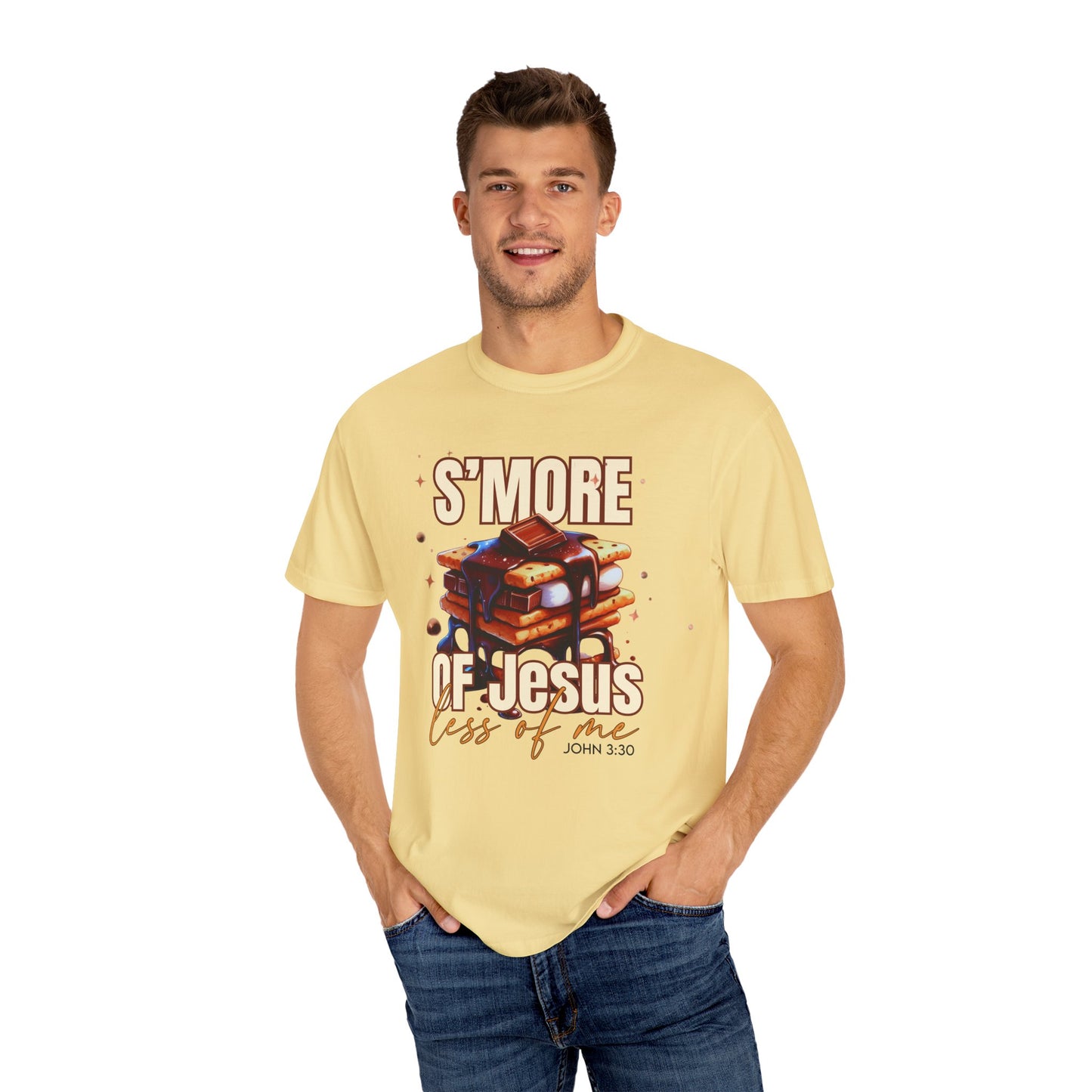 S'more of Jesus Unisex Garment-Dyed T-Shirt - Inspirational Christian Shirt