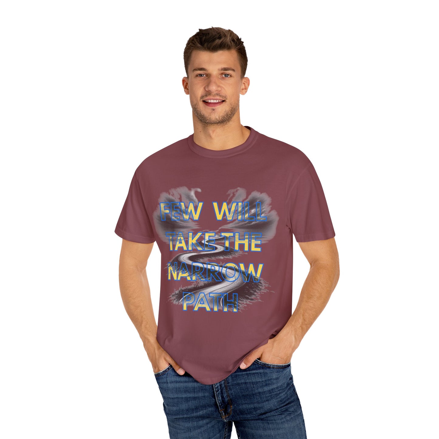 Inspirational Unisex T-Shirt - 'Few Will Take The Narrow Path' Design