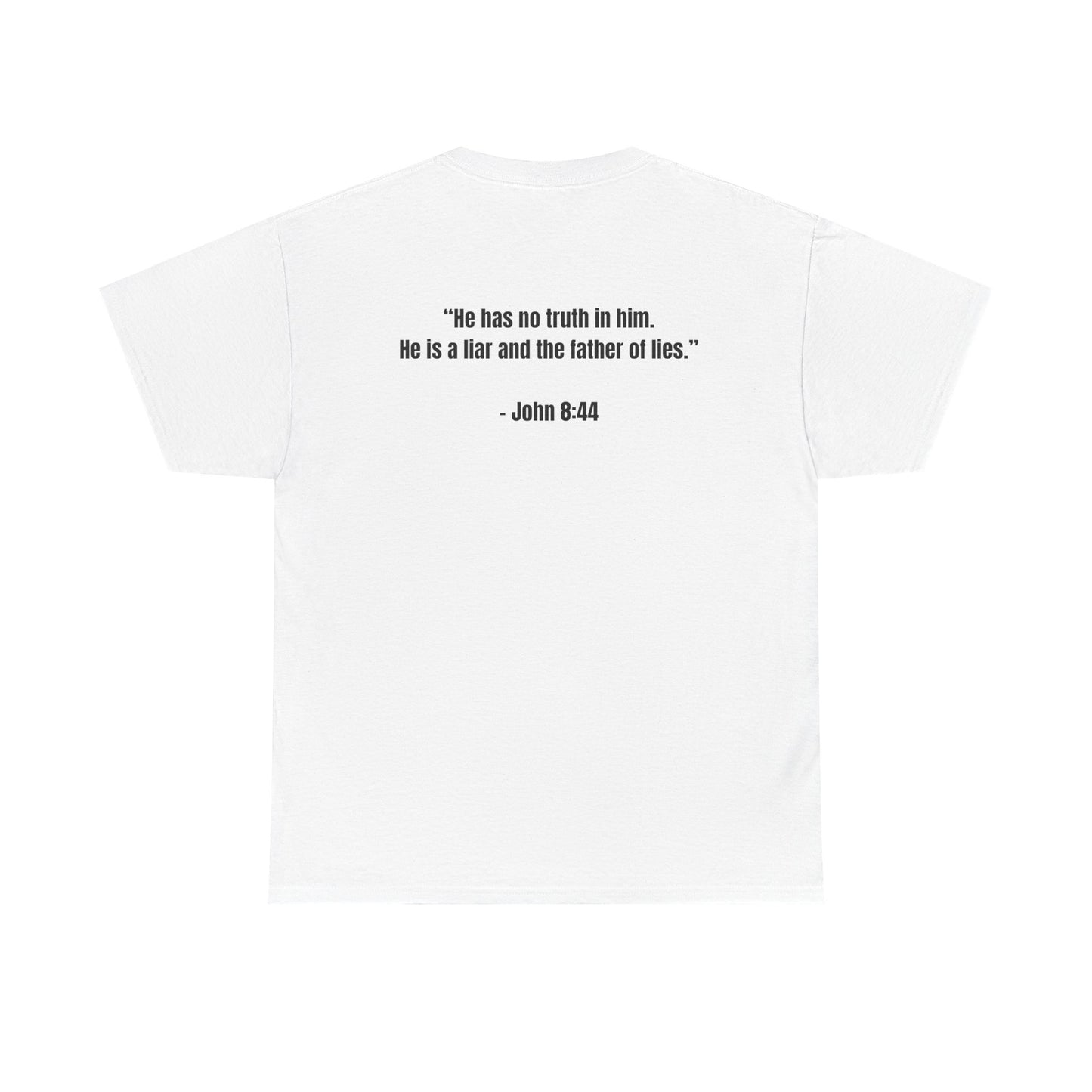 Devil Is a Liar Unisex Heavy Cotton Tee - Faith-Inspired Graphic T-Shirt