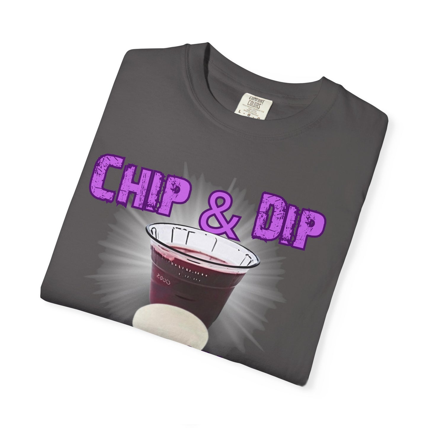 Breaking Bread with a side of humor-Chip & Dip Remembrance T-Shirt | Unisex Garment-Dyed