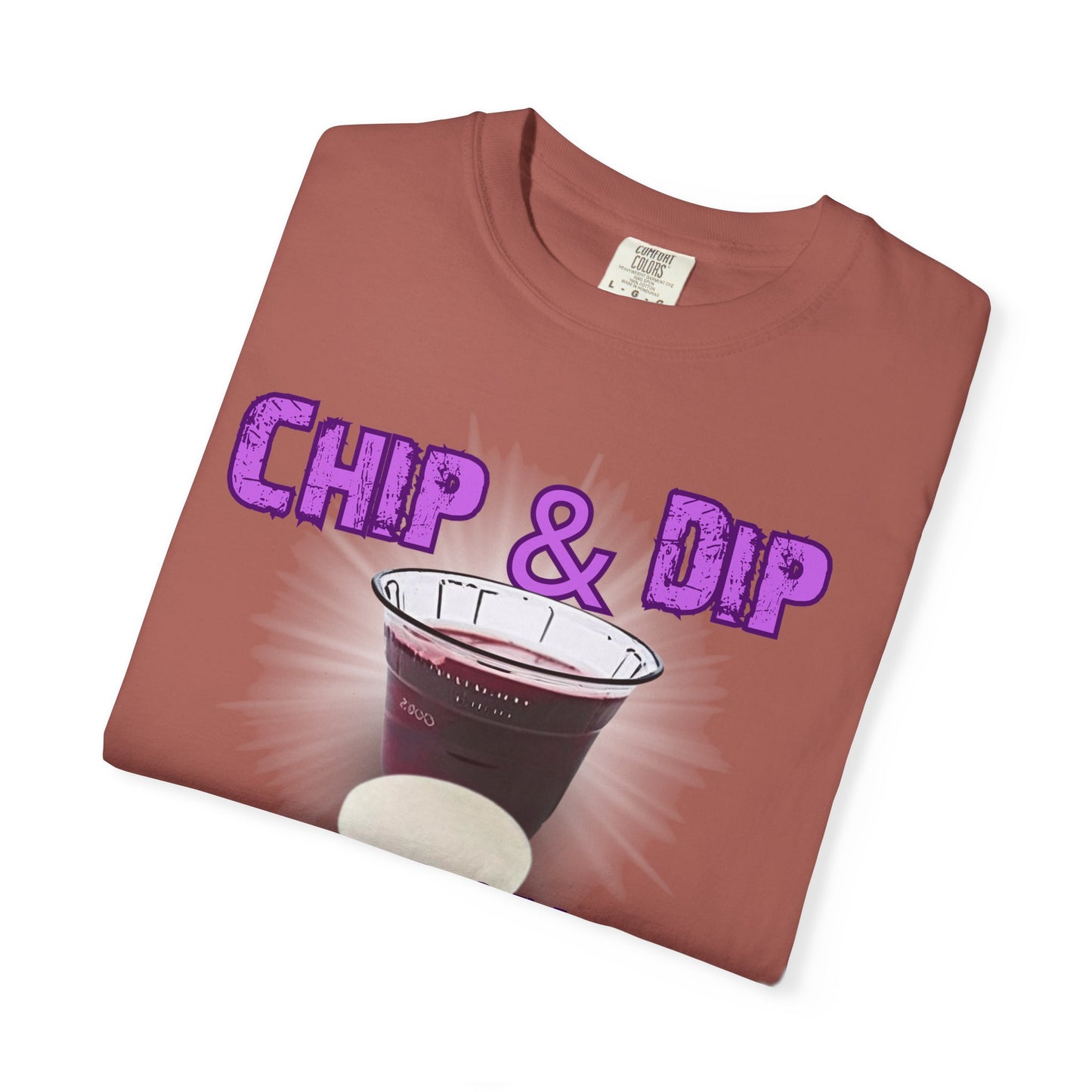 Breaking Bread with a side of humor-Chip & Dip Remembrance T-Shirt | Unisex Garment-Dyed