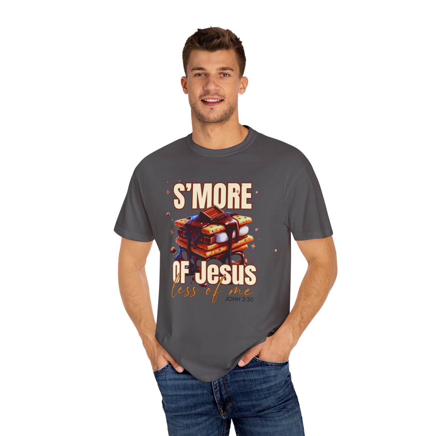 S'more of Jesus Unisex Garment-Dyed T-Shirt - Inspirational Christian Shirt
