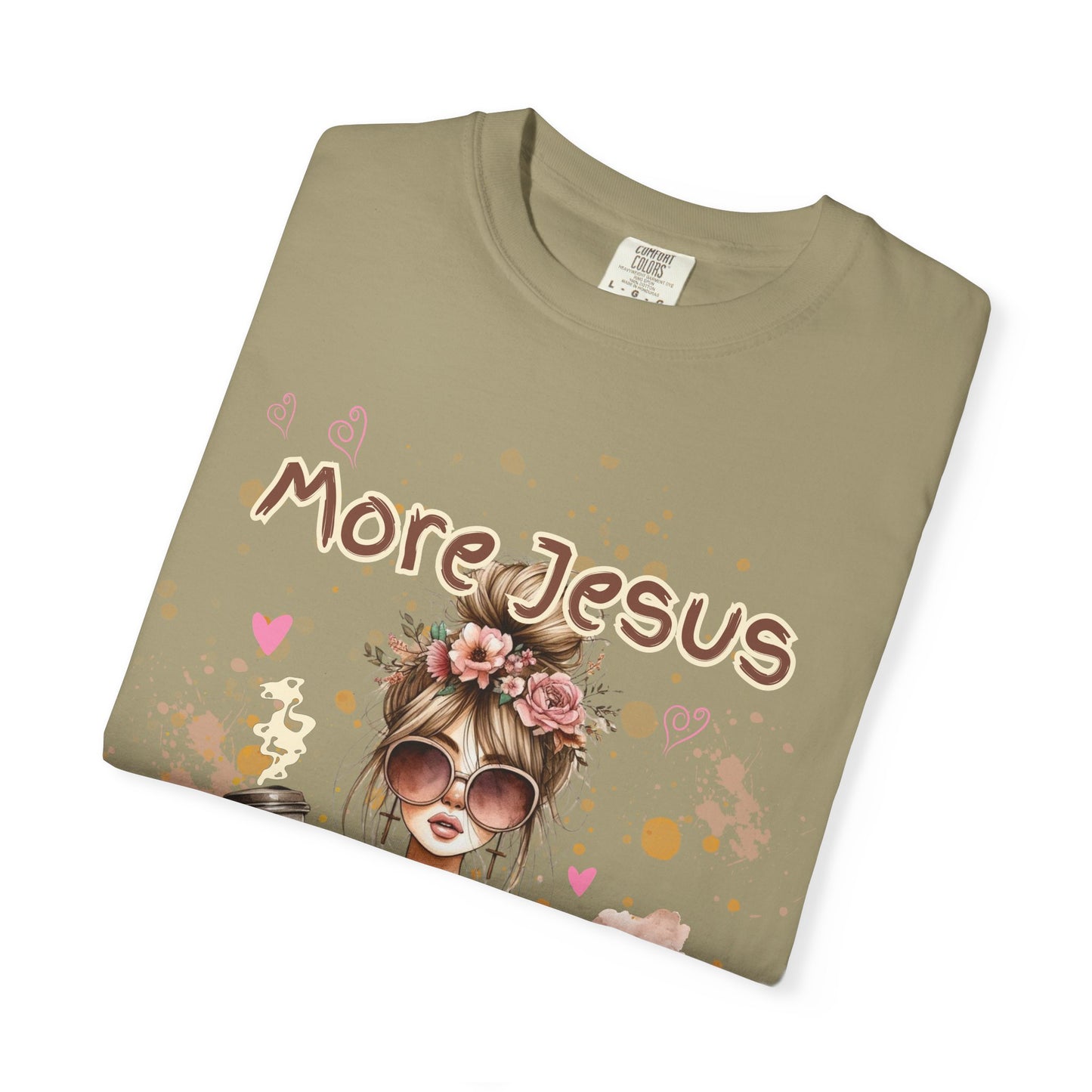 Inspirational Unisex T-Shirt - 'More Jesus, Less Hot Mess'