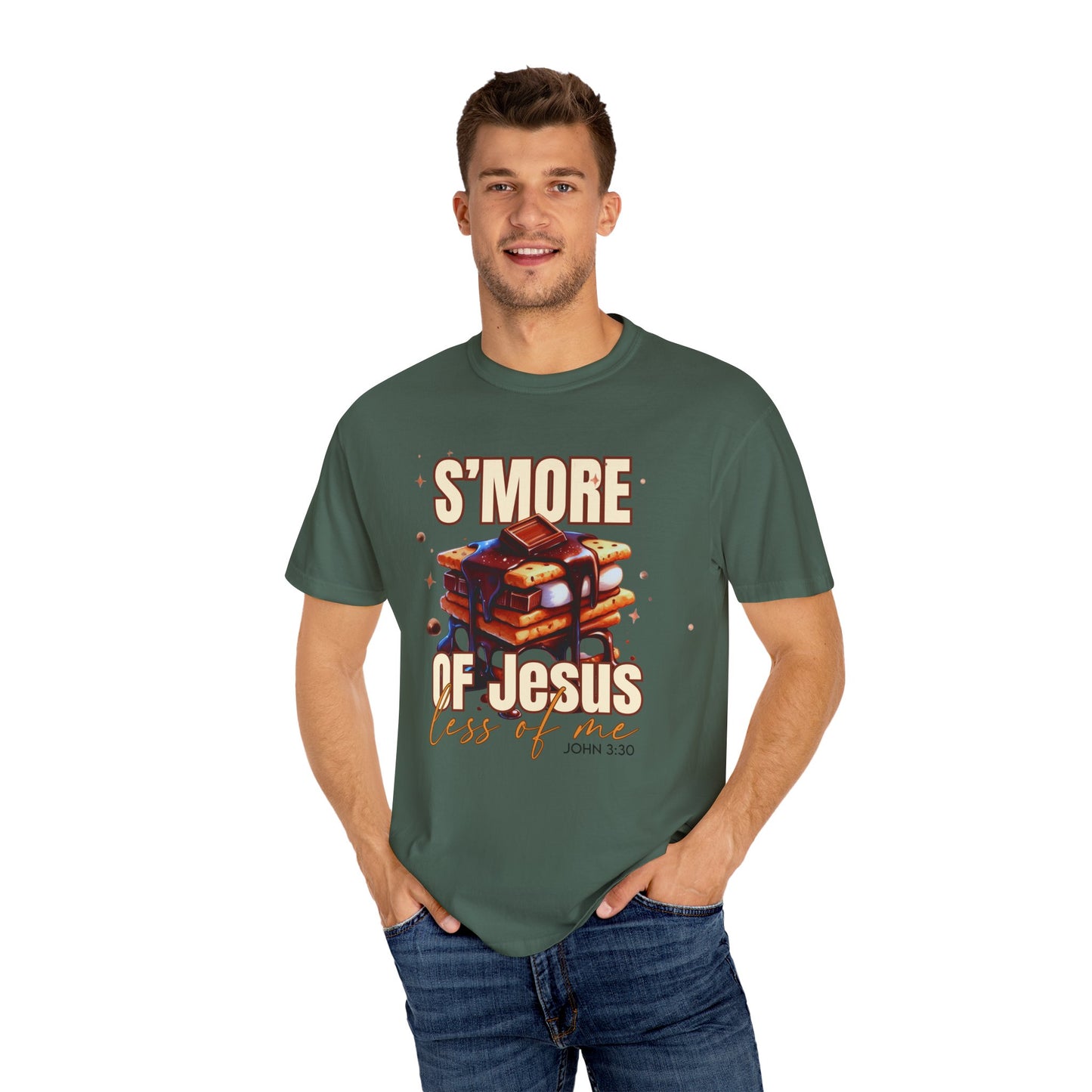 S'more of Jesus Unisex Garment-Dyed T-Shirt - Inspirational Christian Shirt