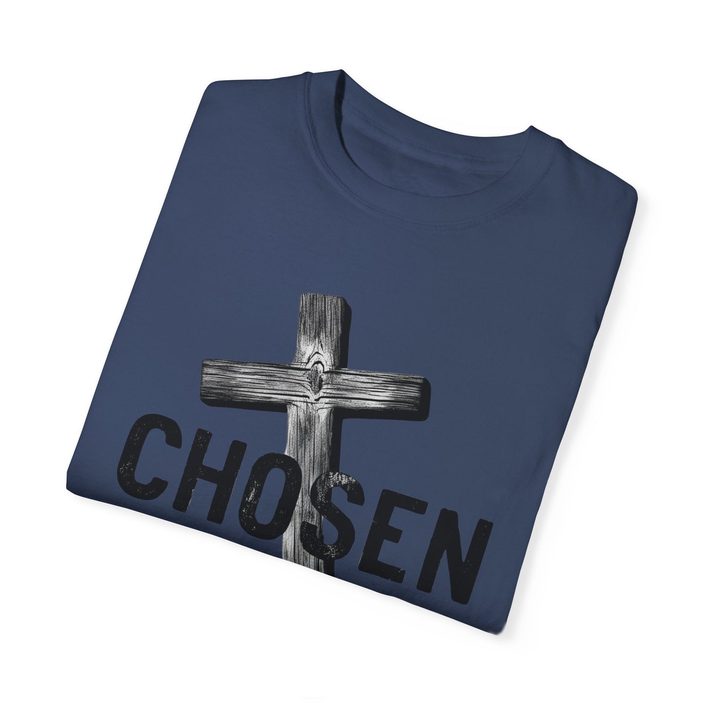 Faith-Inspired Unisex T-Shirt - 'Chosen' Design with Cross and 1 Peter 2:9