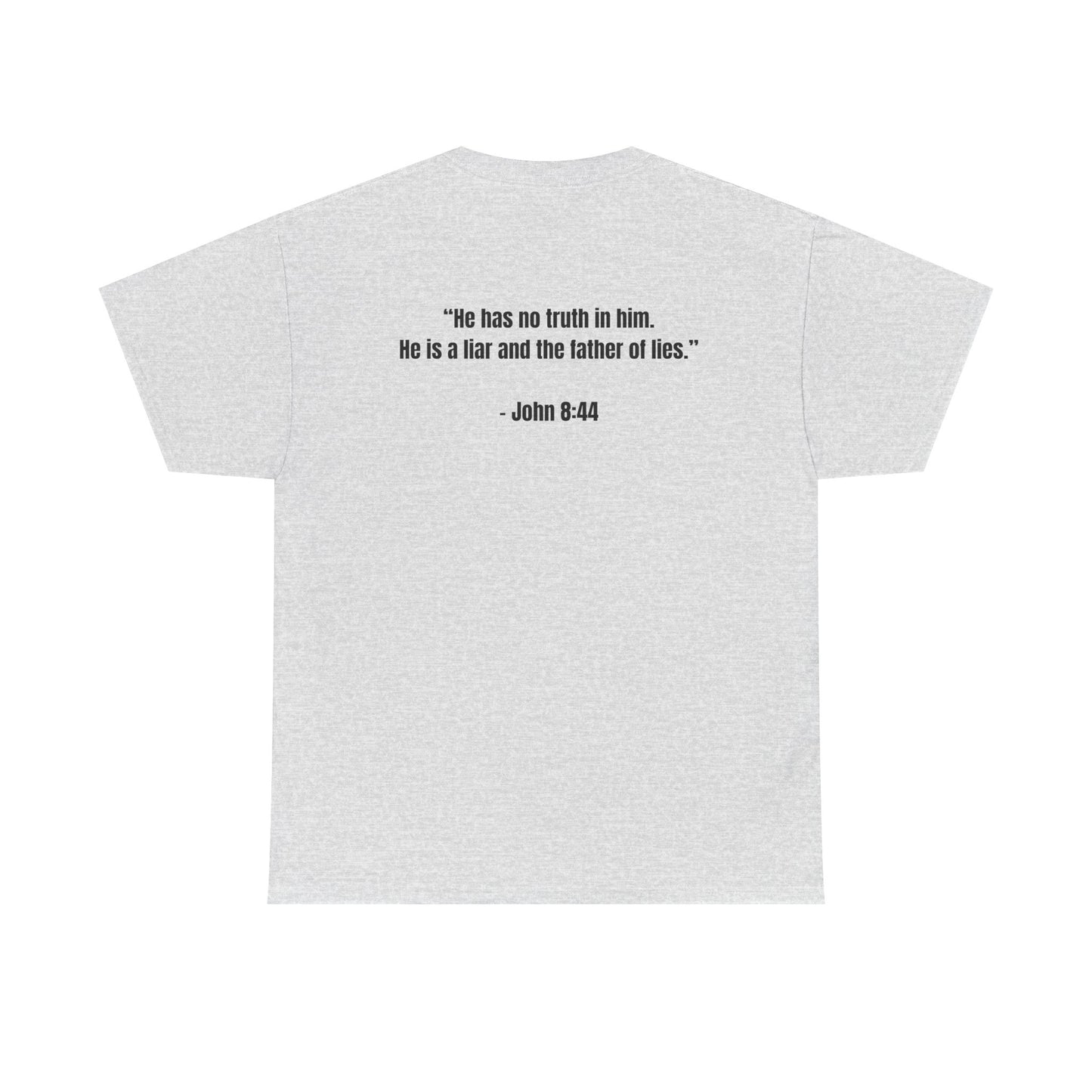 Devil Is a Liar Unisex Heavy Cotton Tee - Faith-Inspired Graphic T-Shirt