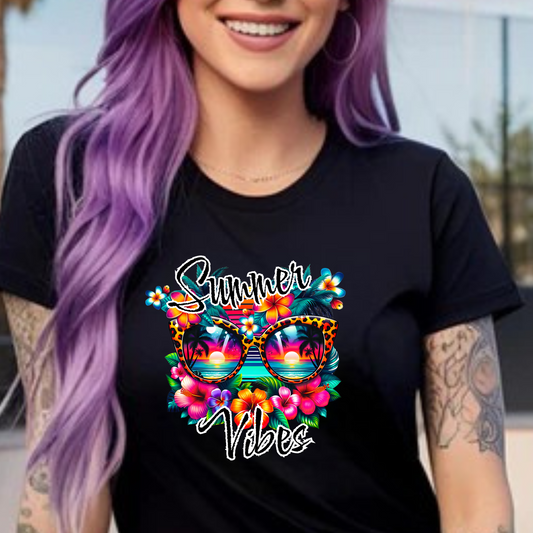 Summer Vibes Tee – Bring the Heat, Babe!