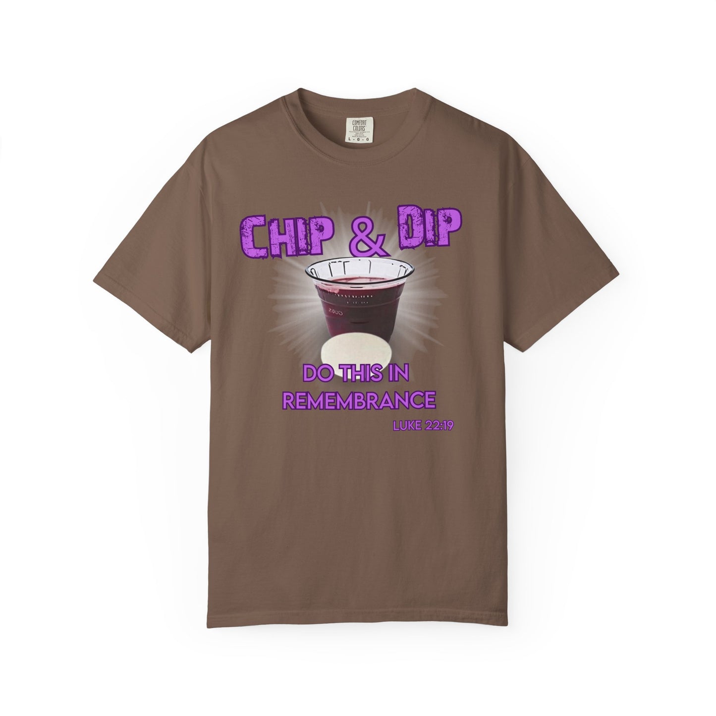 Breaking Bread with a side of humor-Chip & Dip Remembrance T-Shirt | Unisex Garment-Dyed