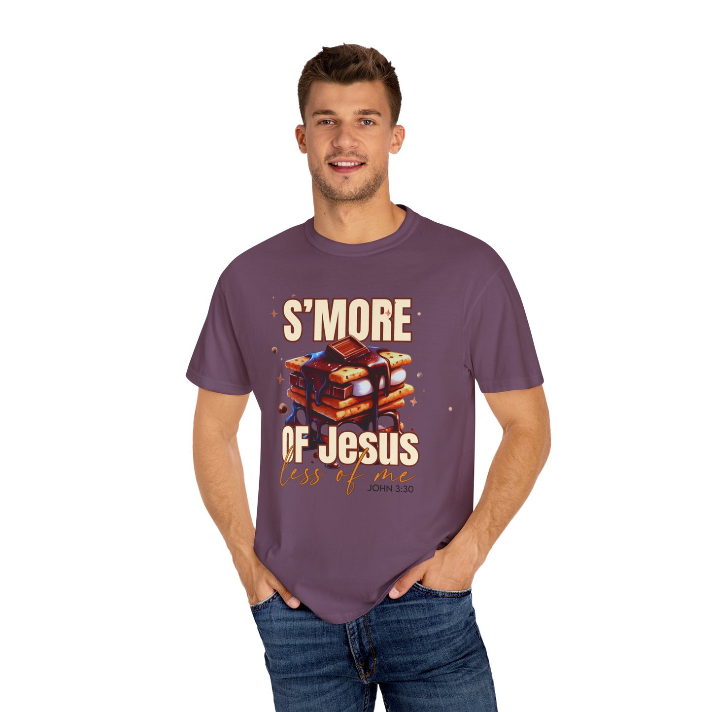 S'more of Jesus Unisex Garment-Dyed T-Shirt - Inspirational Christian Shirt