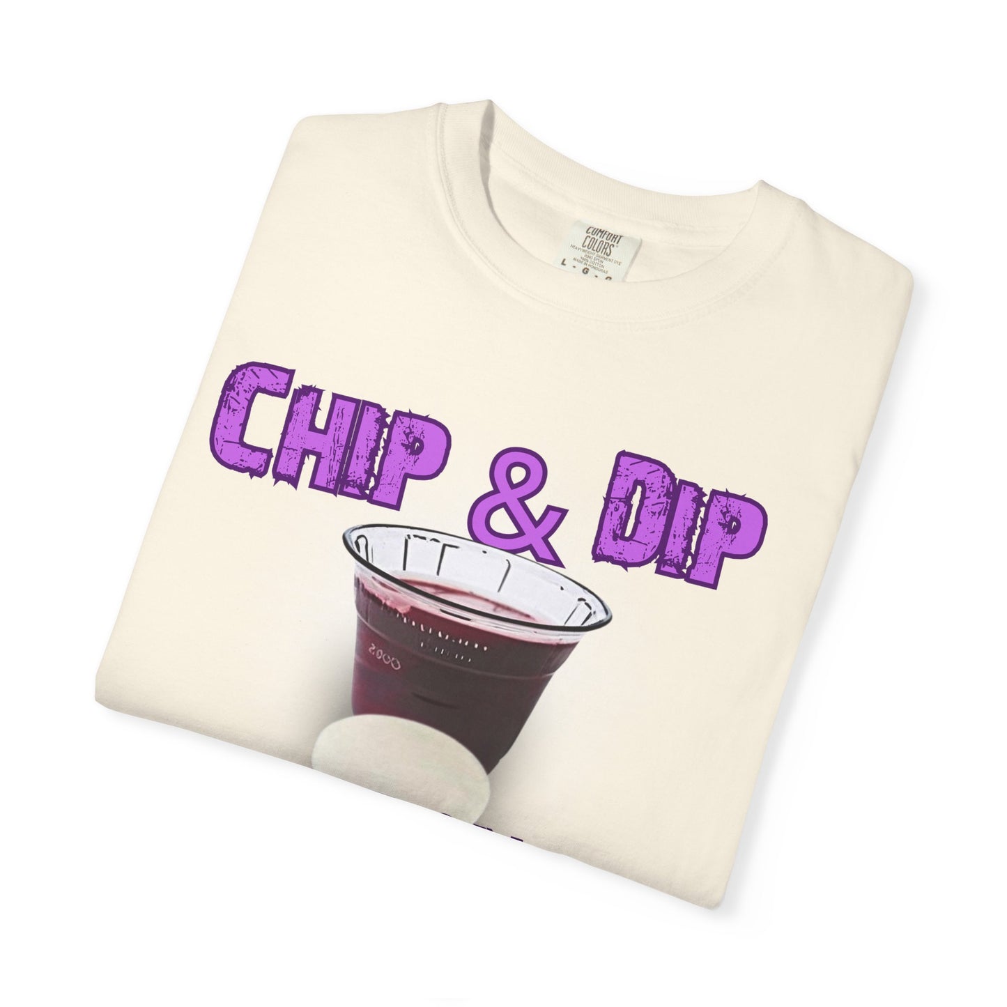 Breaking Bread with a side of humor-Chip & Dip Remembrance T-Shirt | Unisex Garment-Dyed