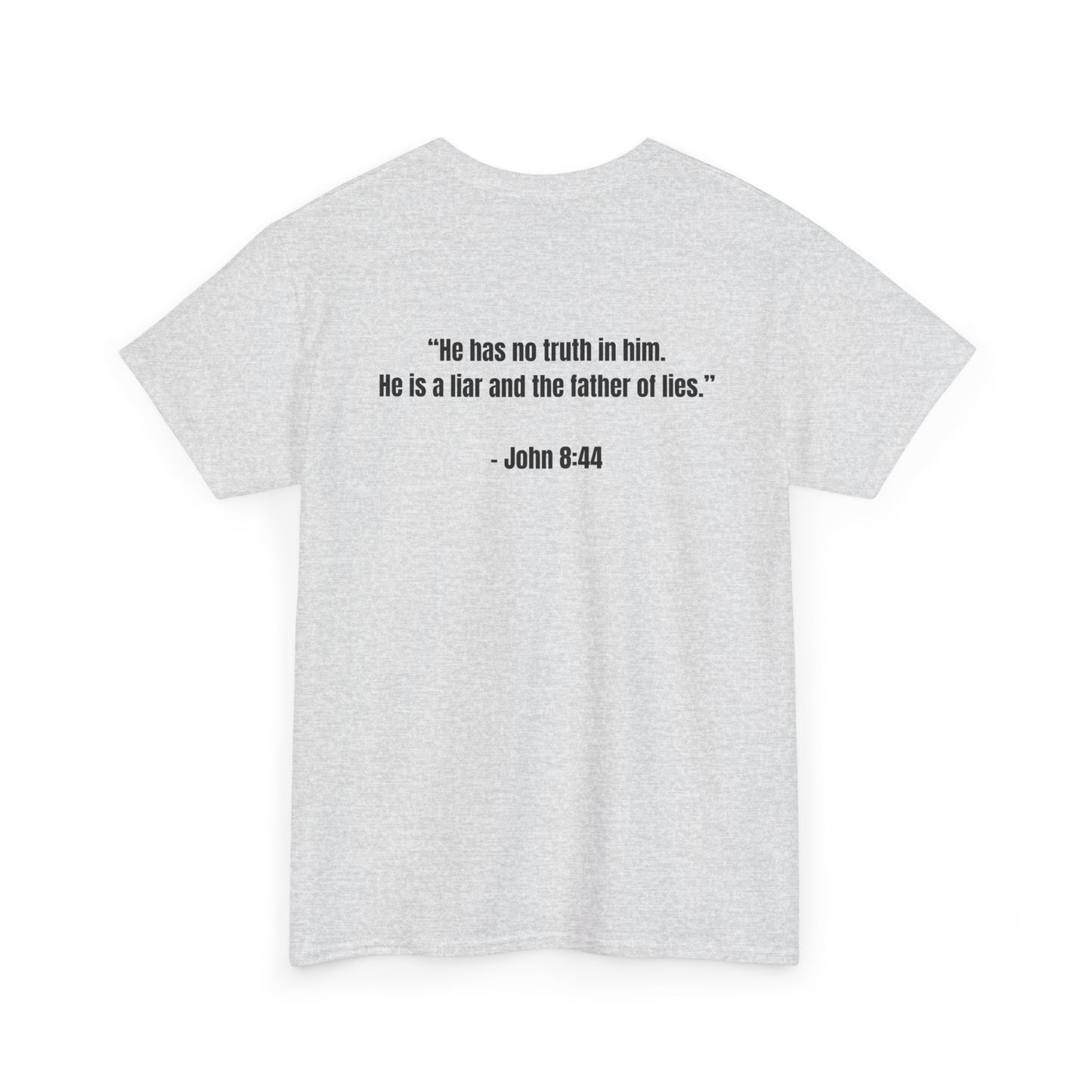 Devil Is a Liar Unisex Heavy Cotton Tee - Faith-Inspired Graphic T-Shirt