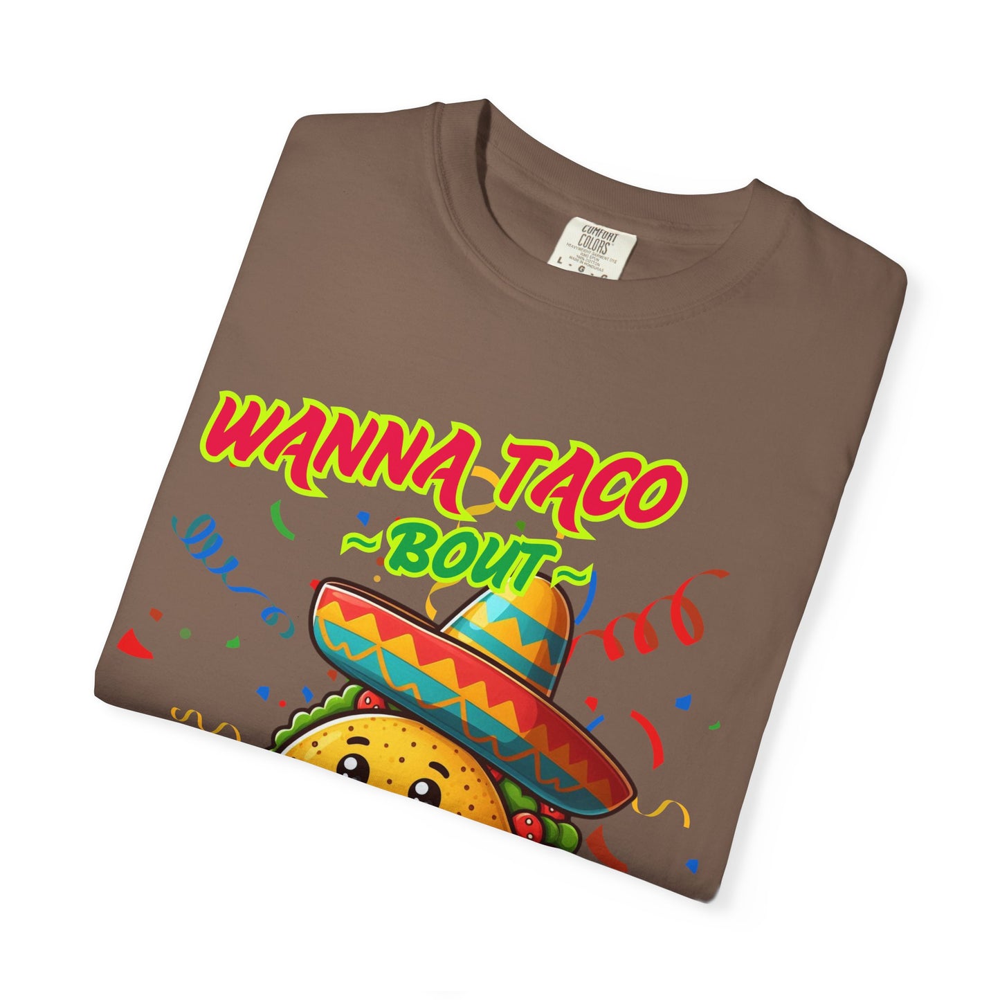Wanna Taco "Bout Jesus? Lettuce Pray Tee, Funny Taco Jesus Unisex Garment-Dyed T-Shirt