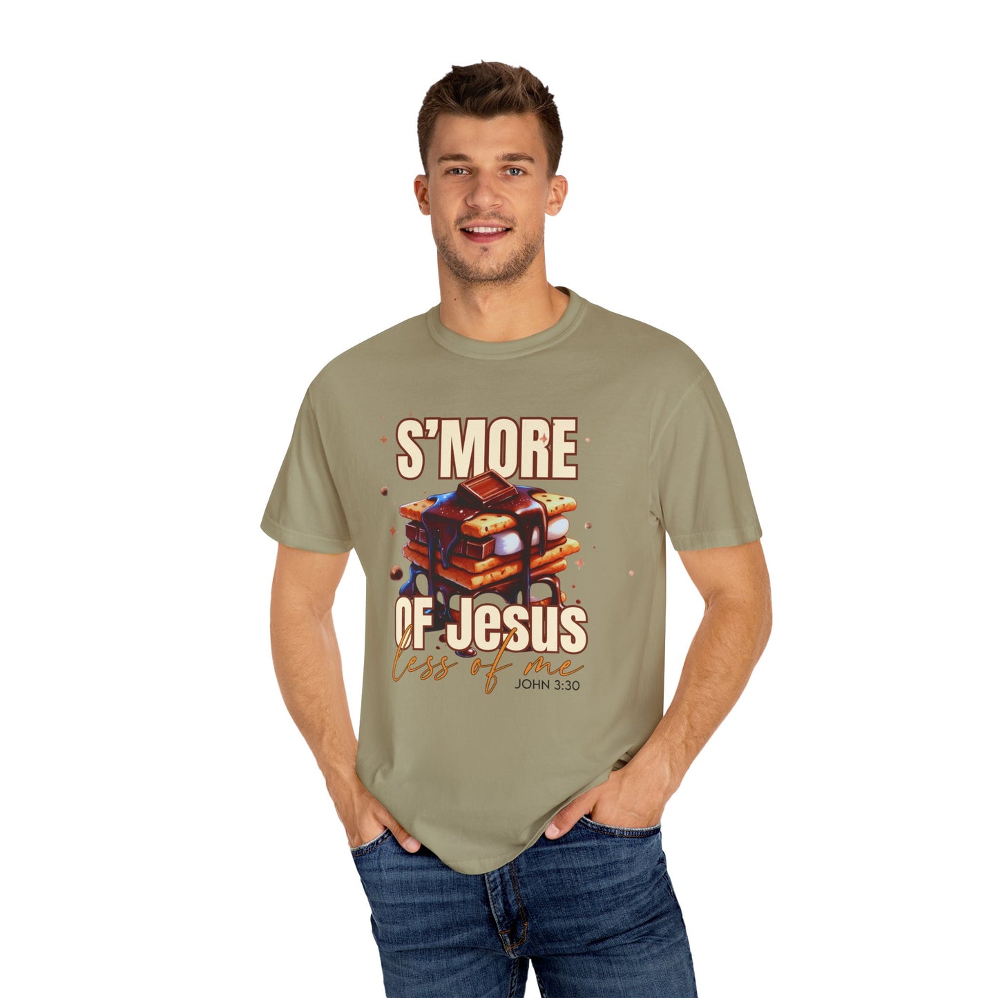 S'more of Jesus Unisex Garment-Dyed T-Shirt - Inspirational Christian Shirt