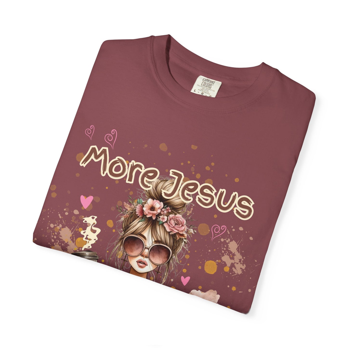 Inspirational Unisex T-Shirt - 'More Jesus, Less Hot Mess'