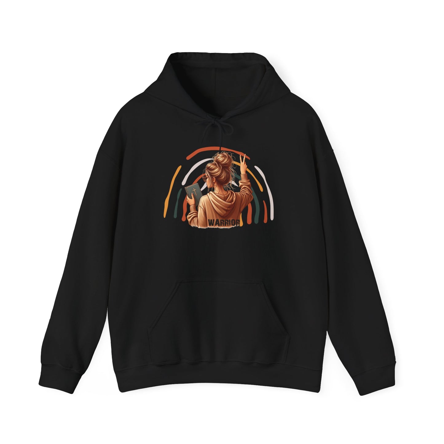 Warrior Unisex Heavy Blend™ Hooded Sweatshirt - Empowerment and Strength