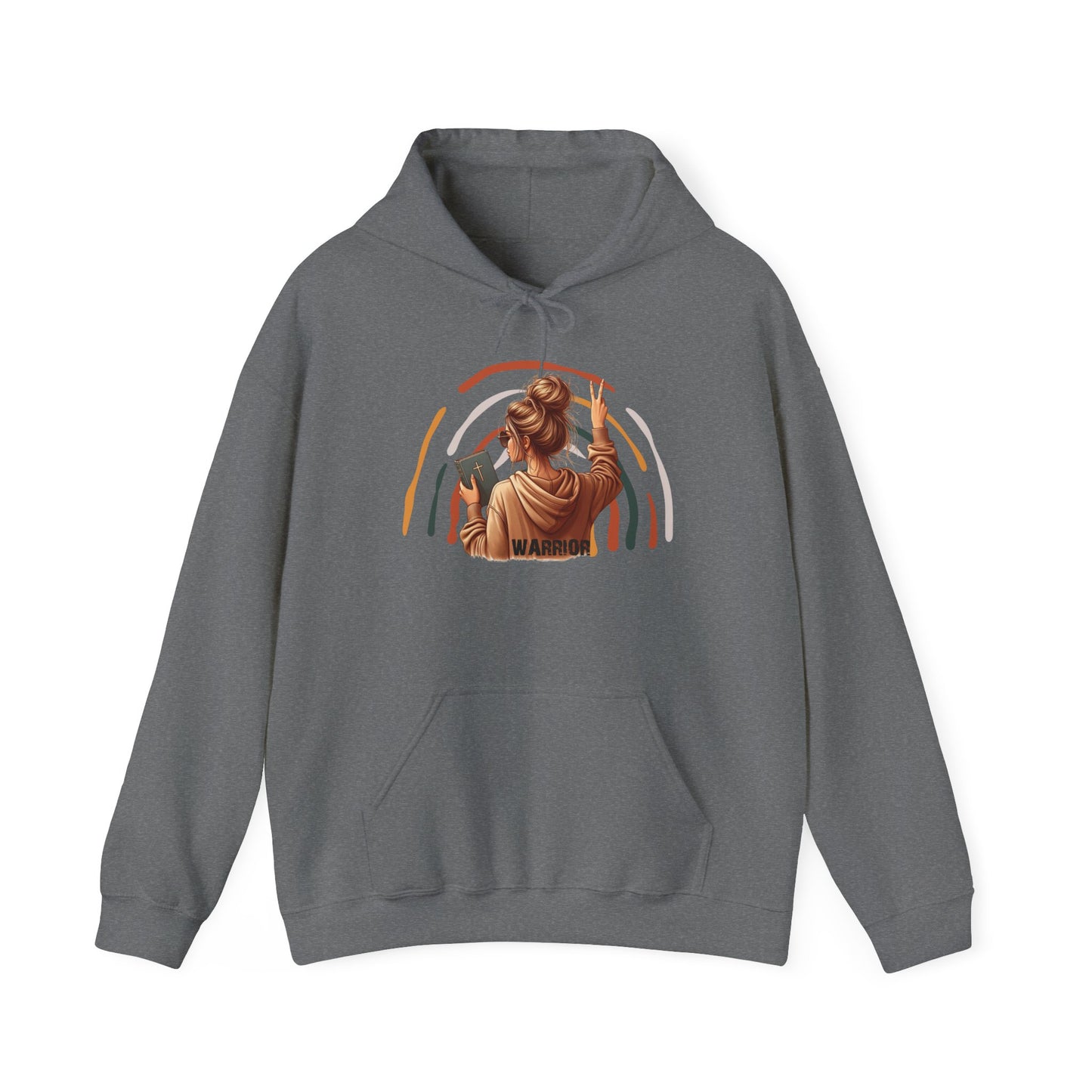 Warrior Unisex Heavy Blend™ Hooded Sweatshirt - Empowerment and Strength